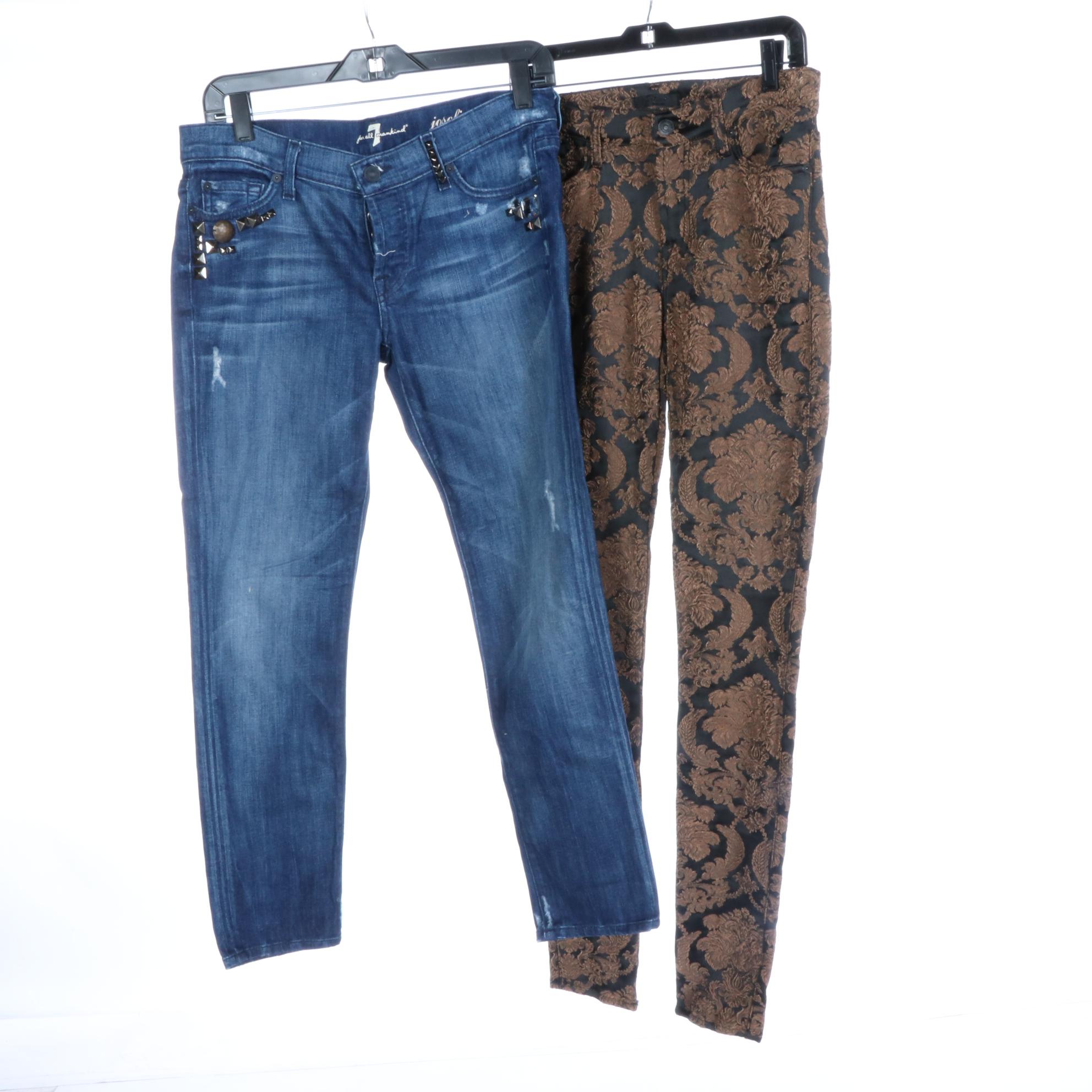 7 For All Mankind, Current/Elliott and Agolde Jeans