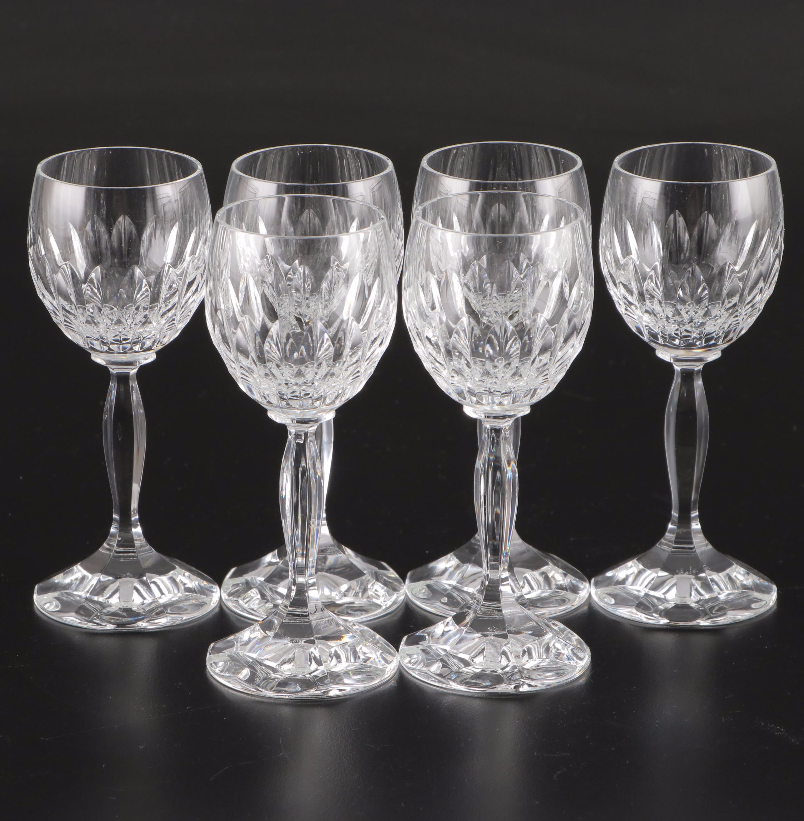 Cut Crystal Stemware and Vodka Glasses