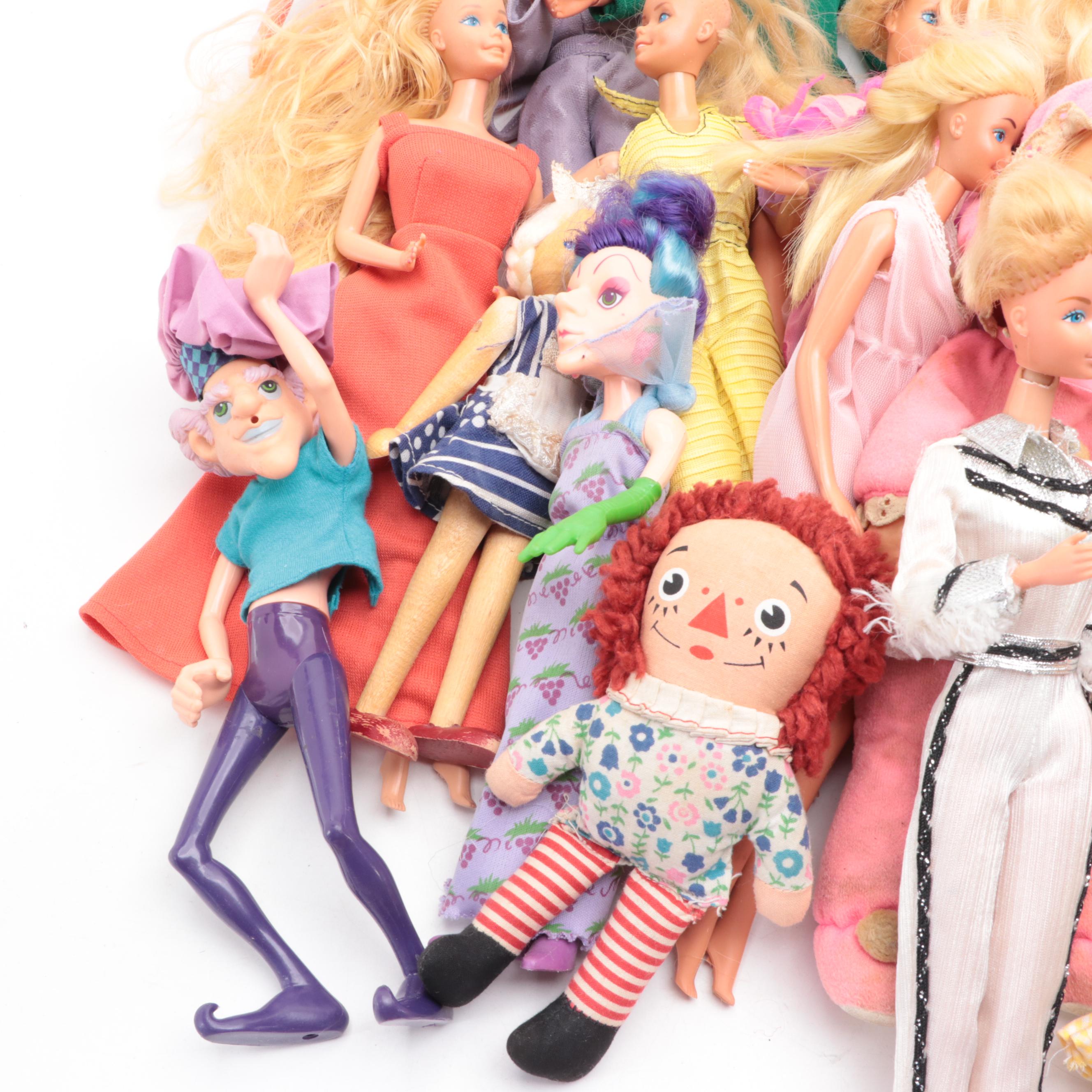 Mattel "Barbie" with American Greetings and Other Dolls