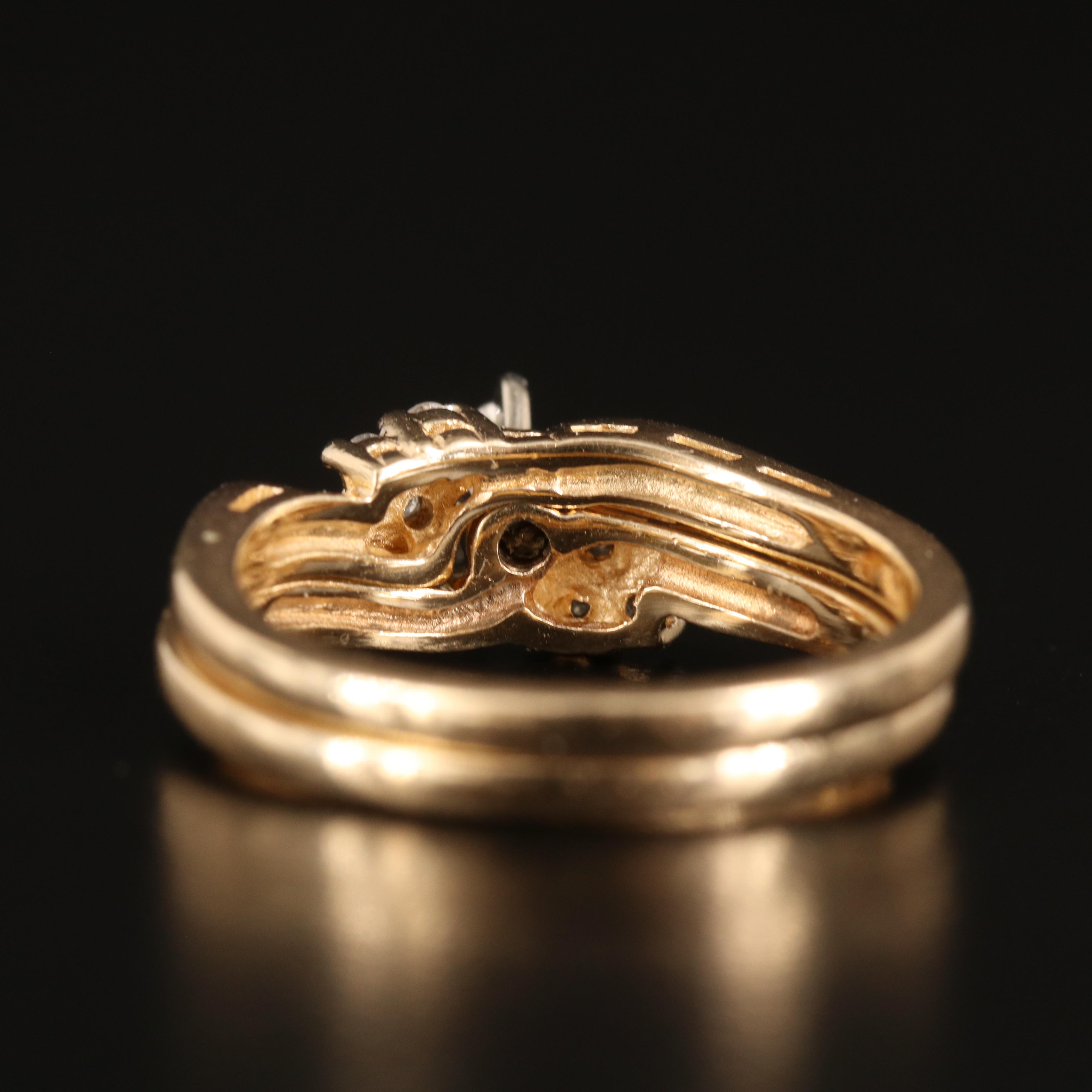 10K 0.17 CTW Diamond Ring and Band Set