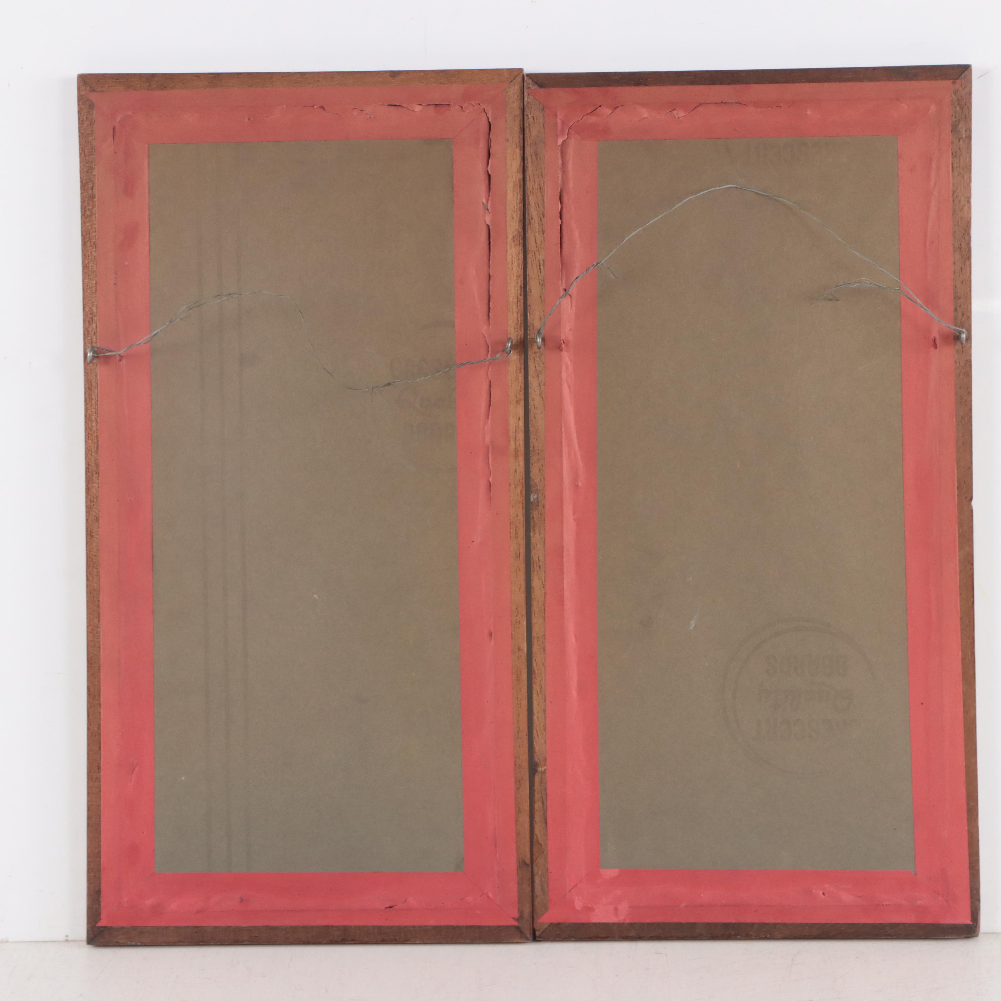 Mixed Media Folk Art Paintings of Birds