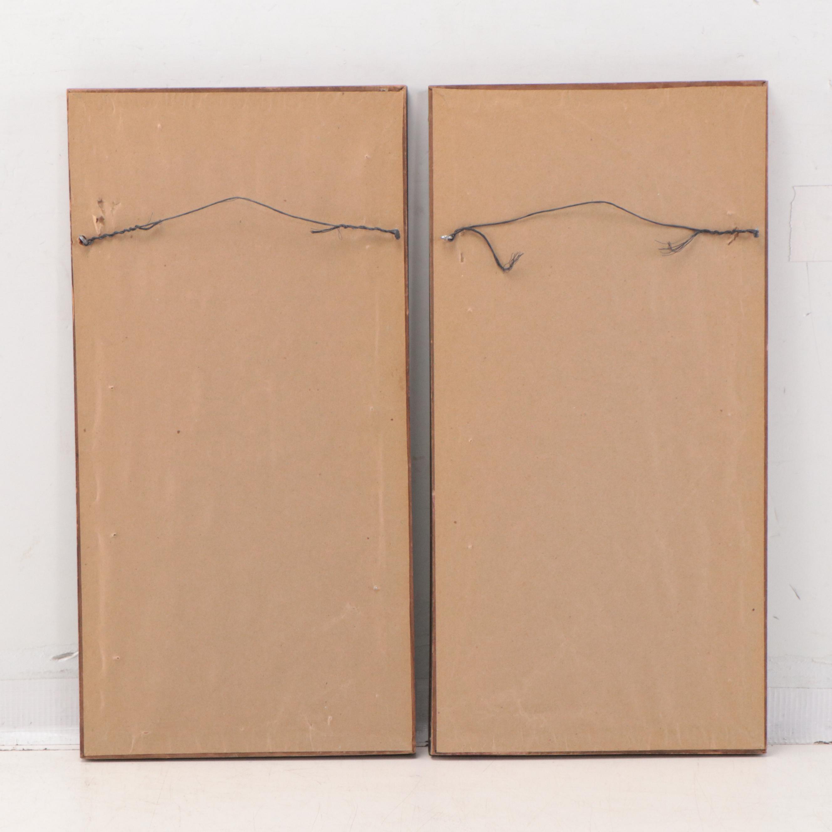 Landscape Oil Painting Diptych