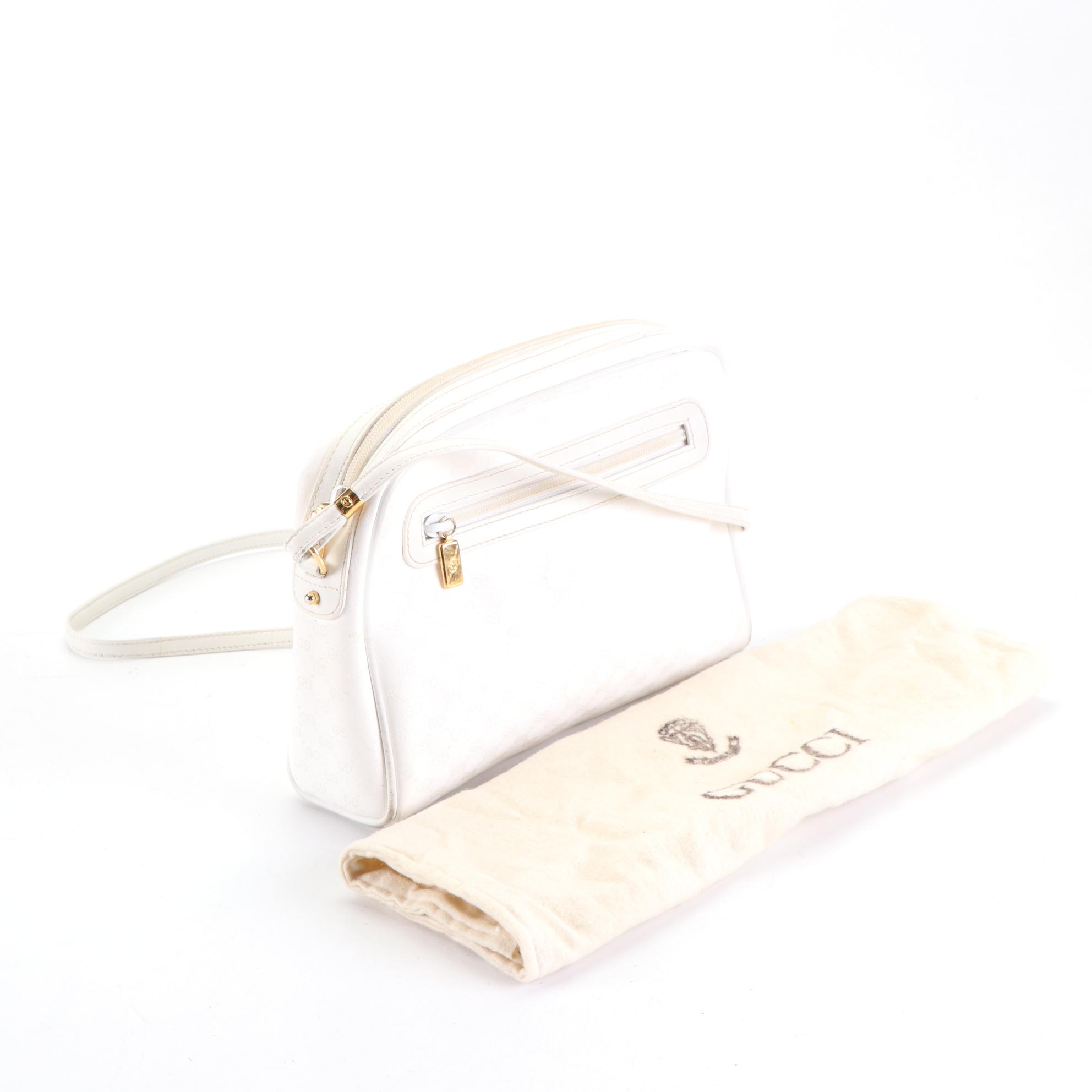 Gucci Micro GG Canvas and Leather Crossbody
