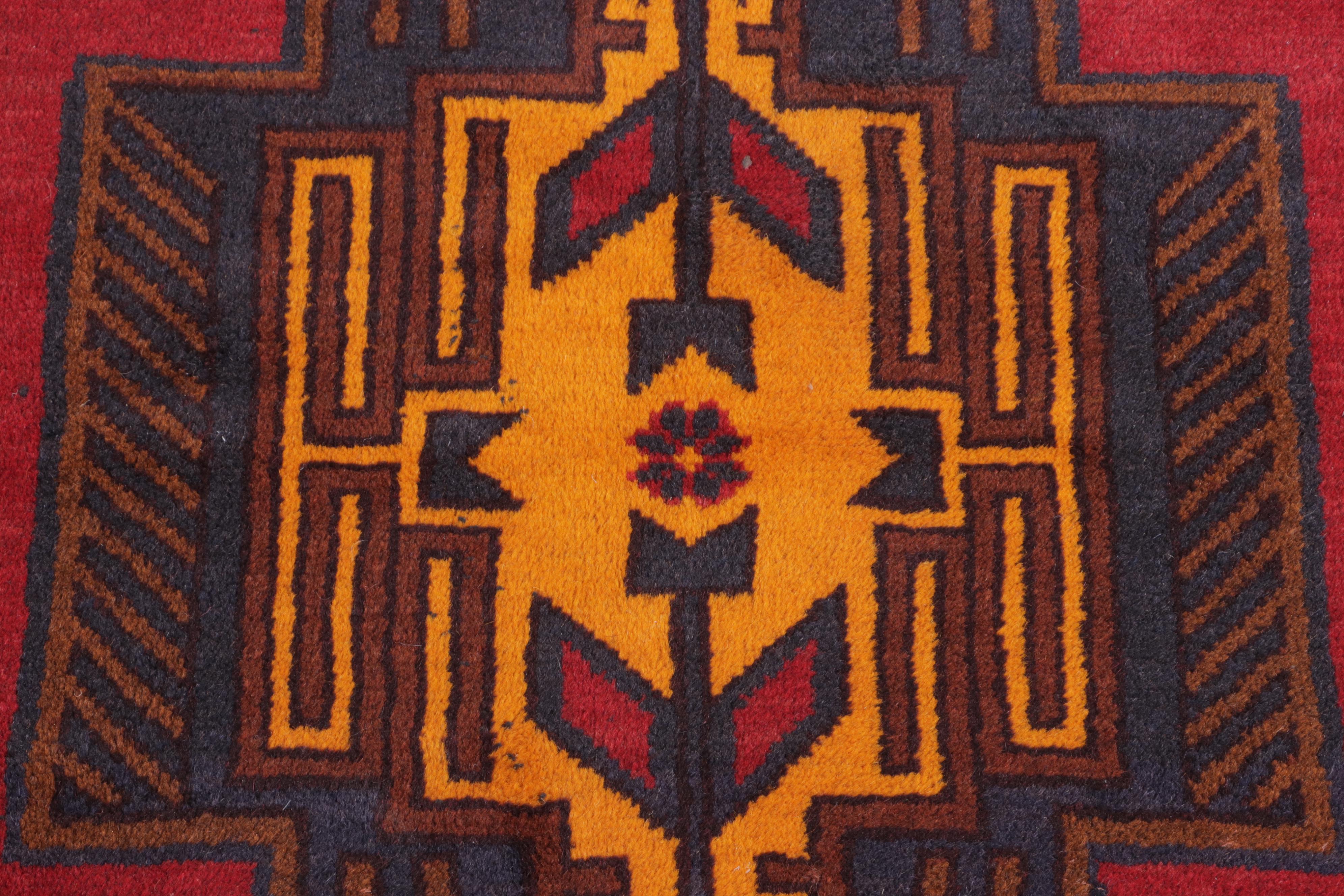 2'10 x 4'7 Hand-Knotted Afghan Taimani Accent Rug
