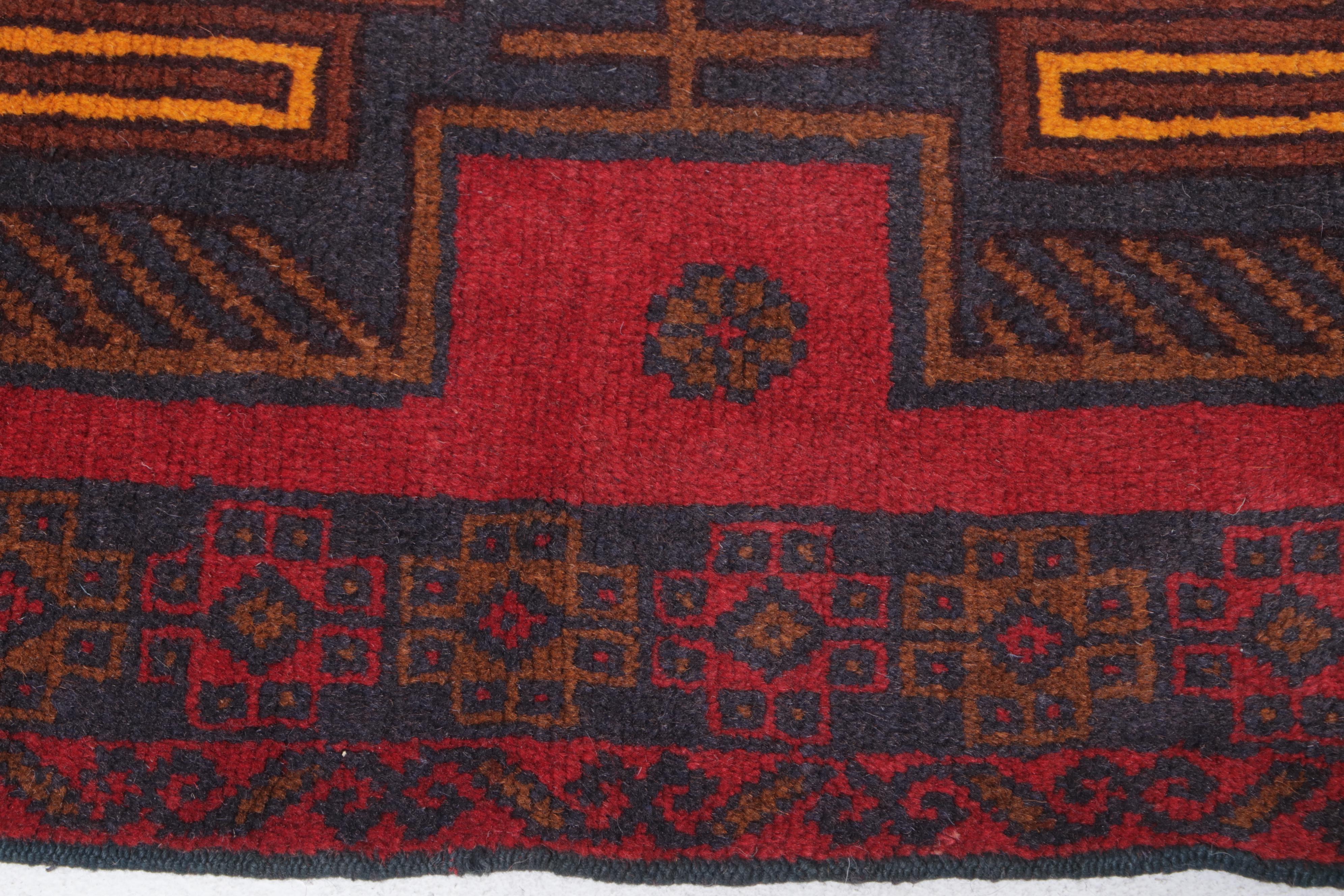 2'10 x 4'7 Hand-Knotted Afghan Taimani Accent Rug