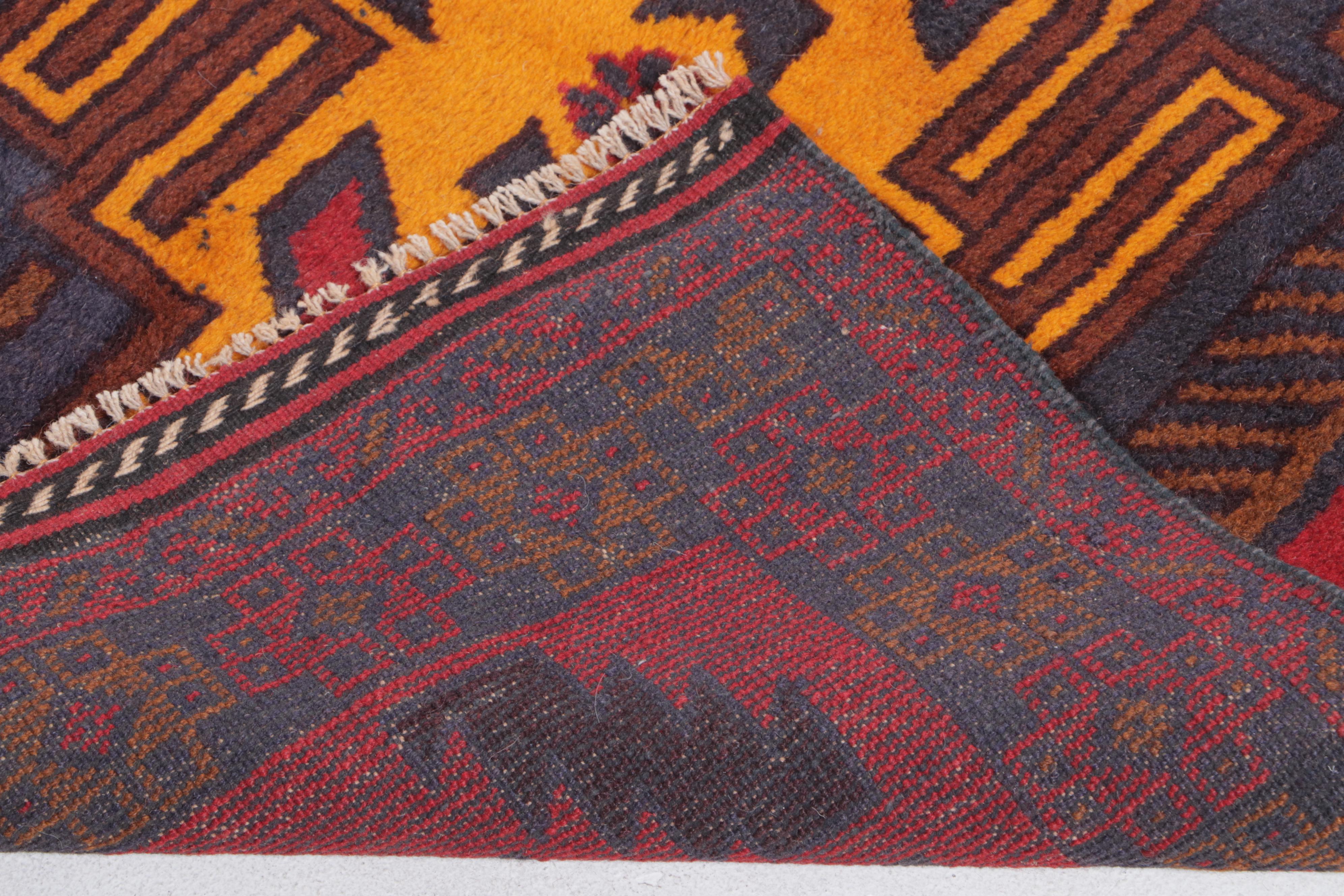 2'10 x 4'7 Hand-Knotted Afghan Taimani Accent Rug