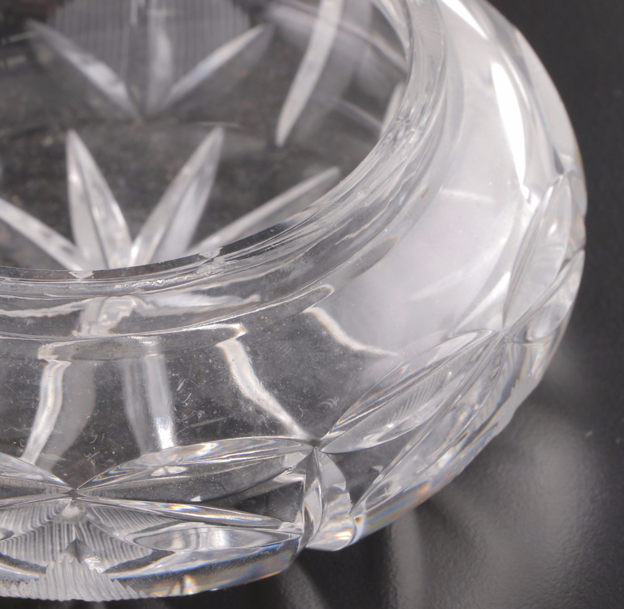 Cut Crystal Vases and Bowls
