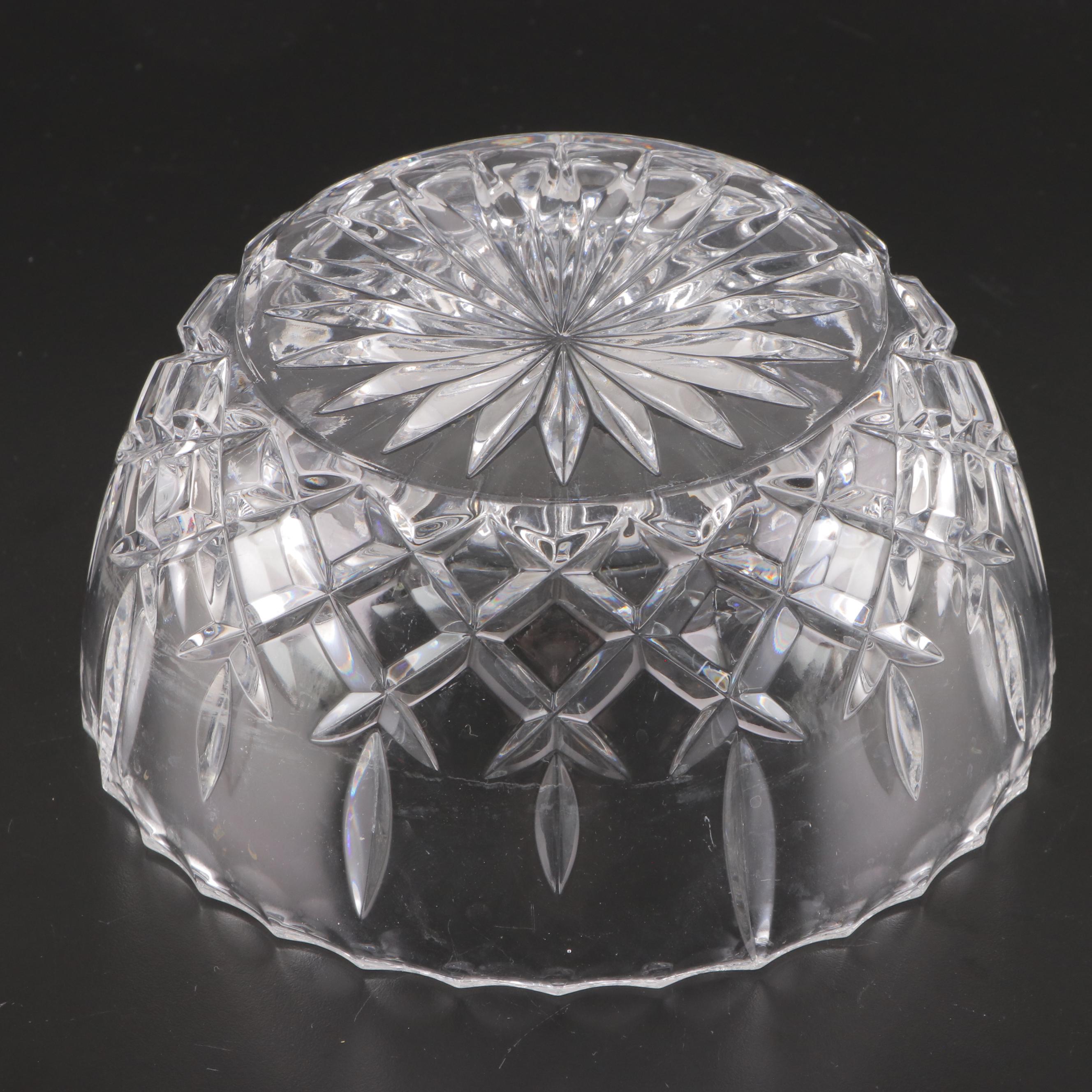 Cut Crystal Vases and Bowls