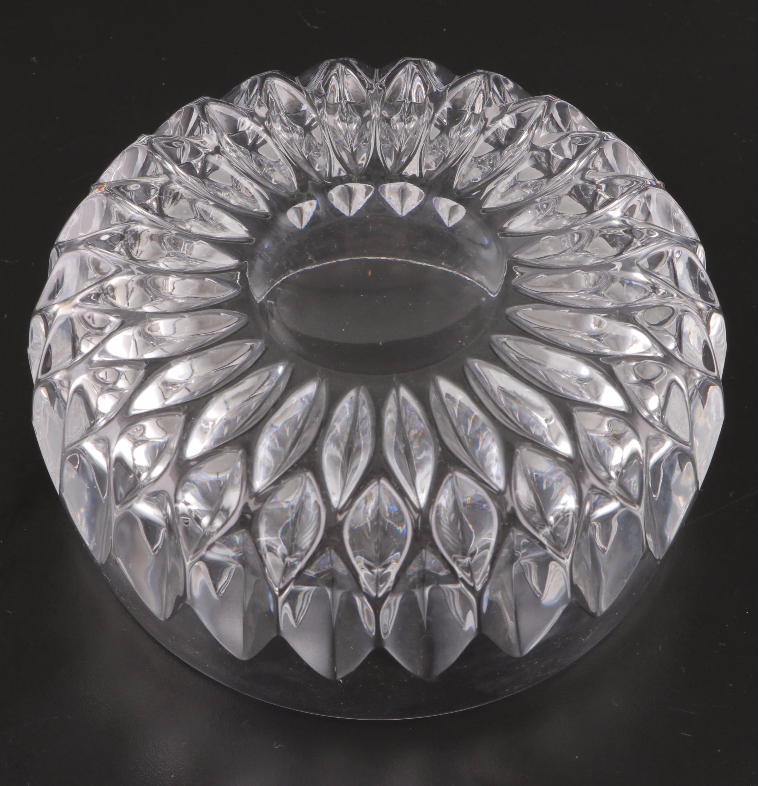 Cut Crystal Vases and Bowls