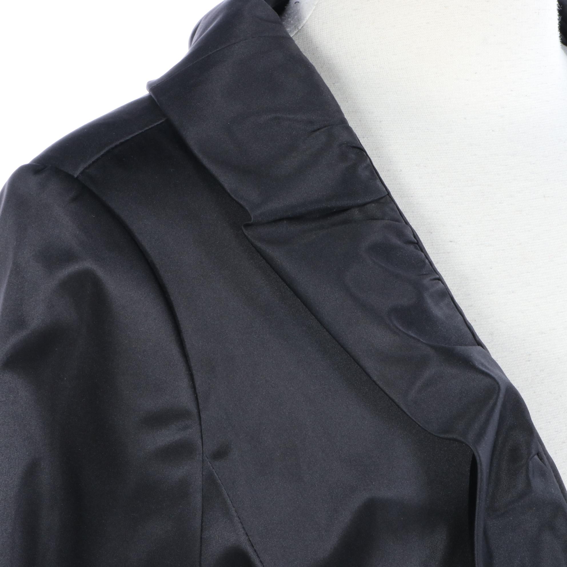 White House Black Market Ruffle Trim Coat