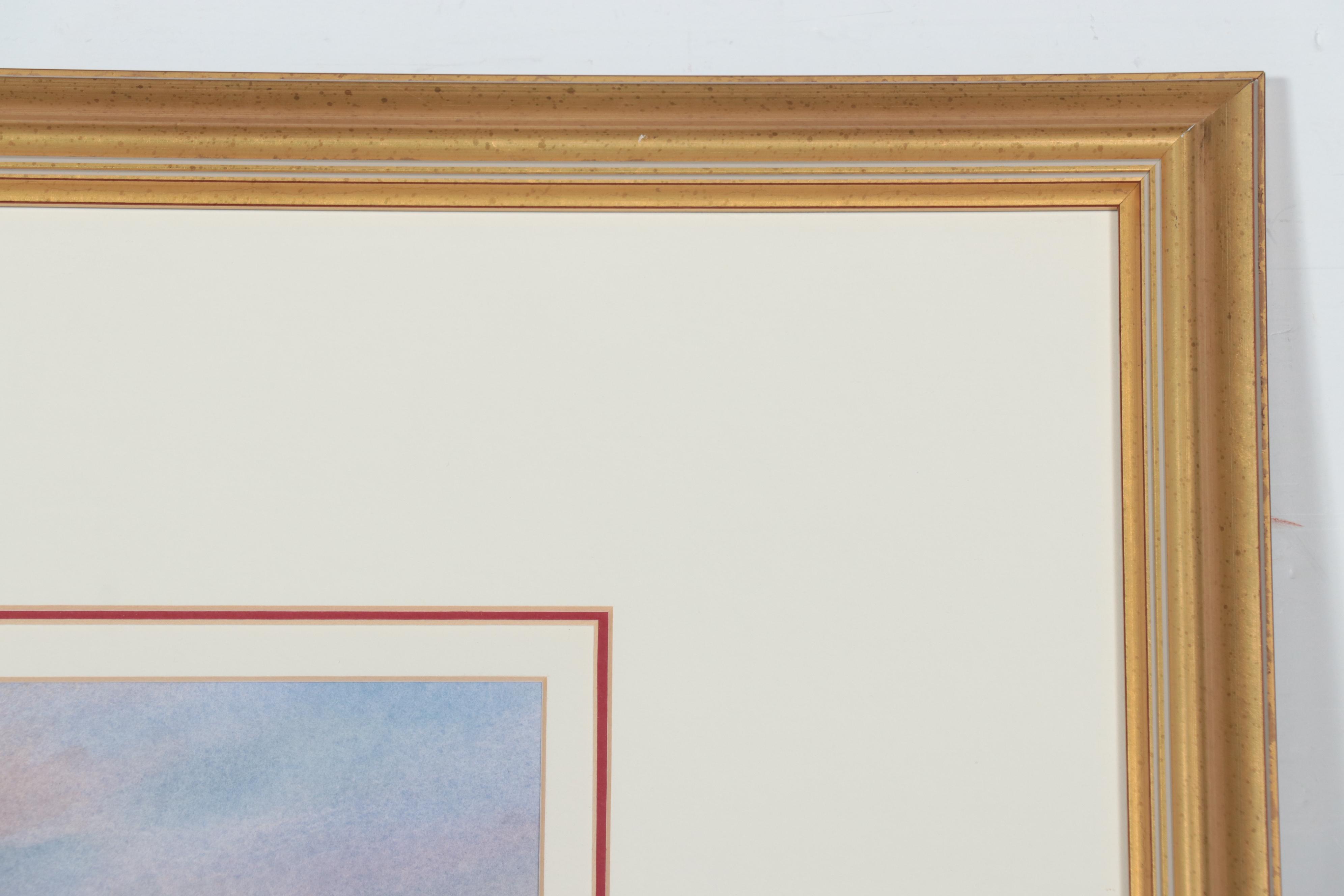 Metropolitan Bay Area Landscape Watercolor Painting