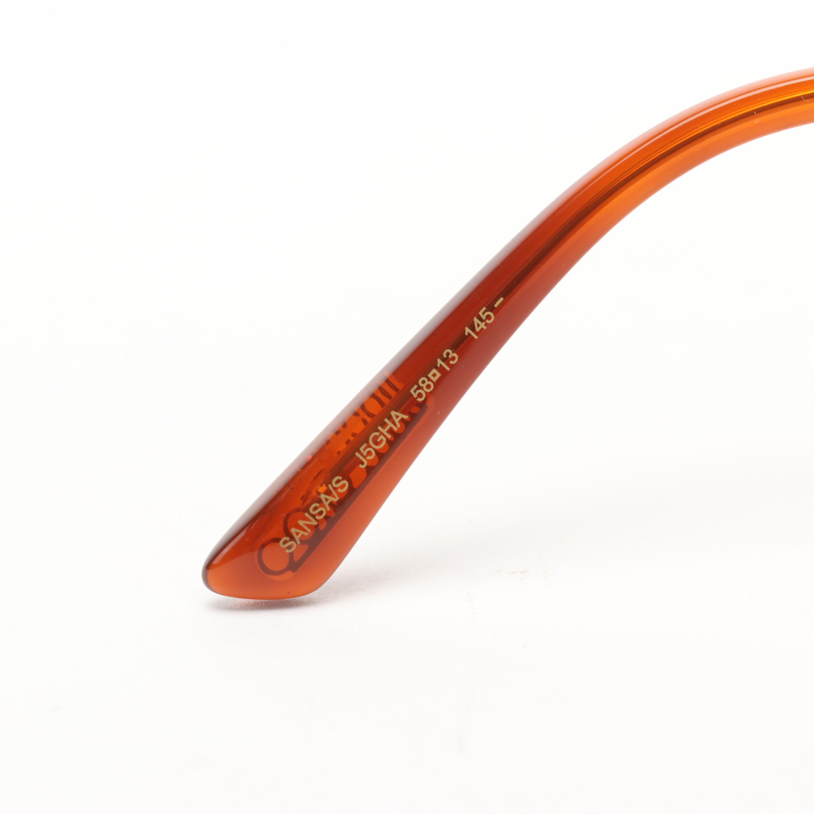 Jimmy Choo SANSA/S Aviator Sunglasses with Case