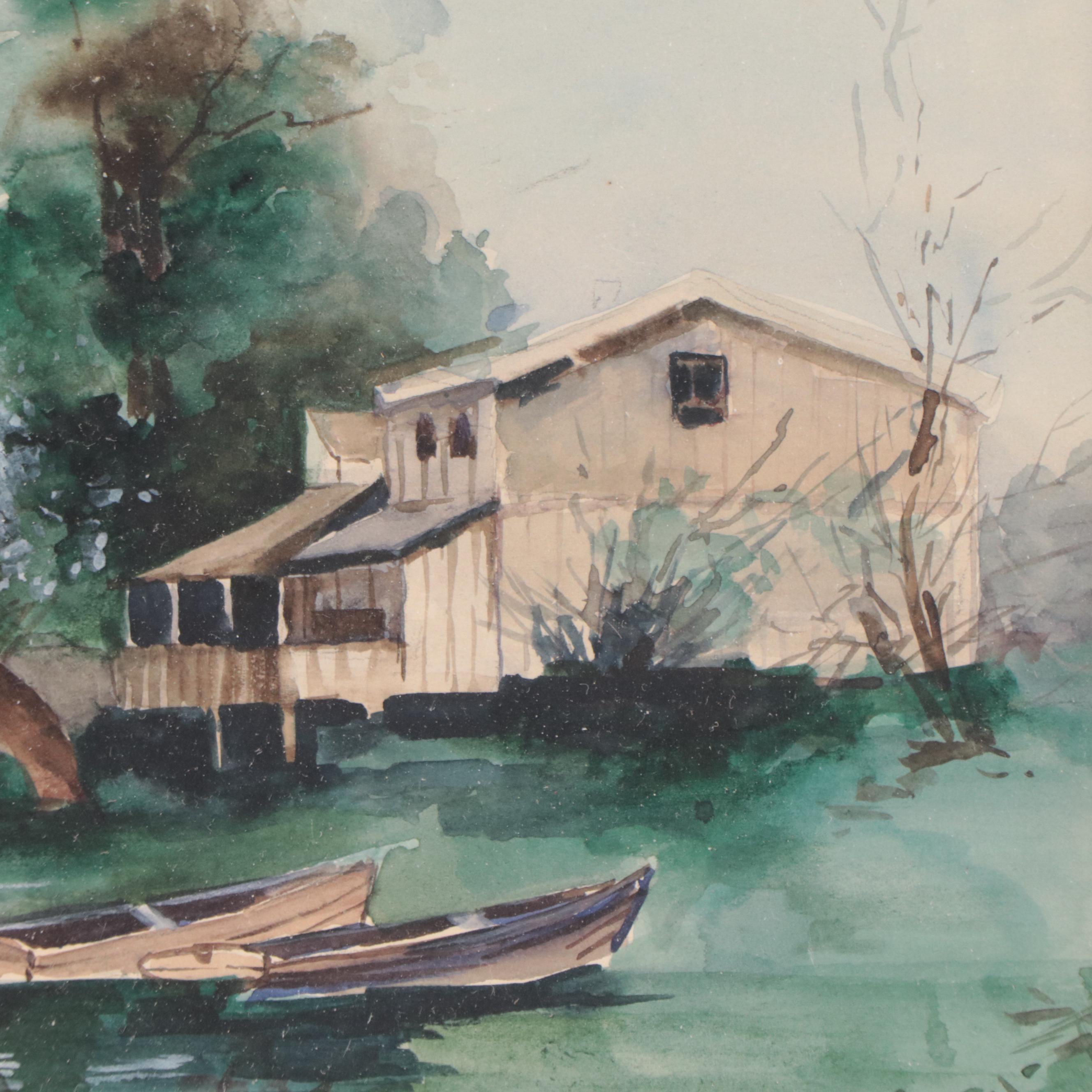 Landscape Watercolor Painting