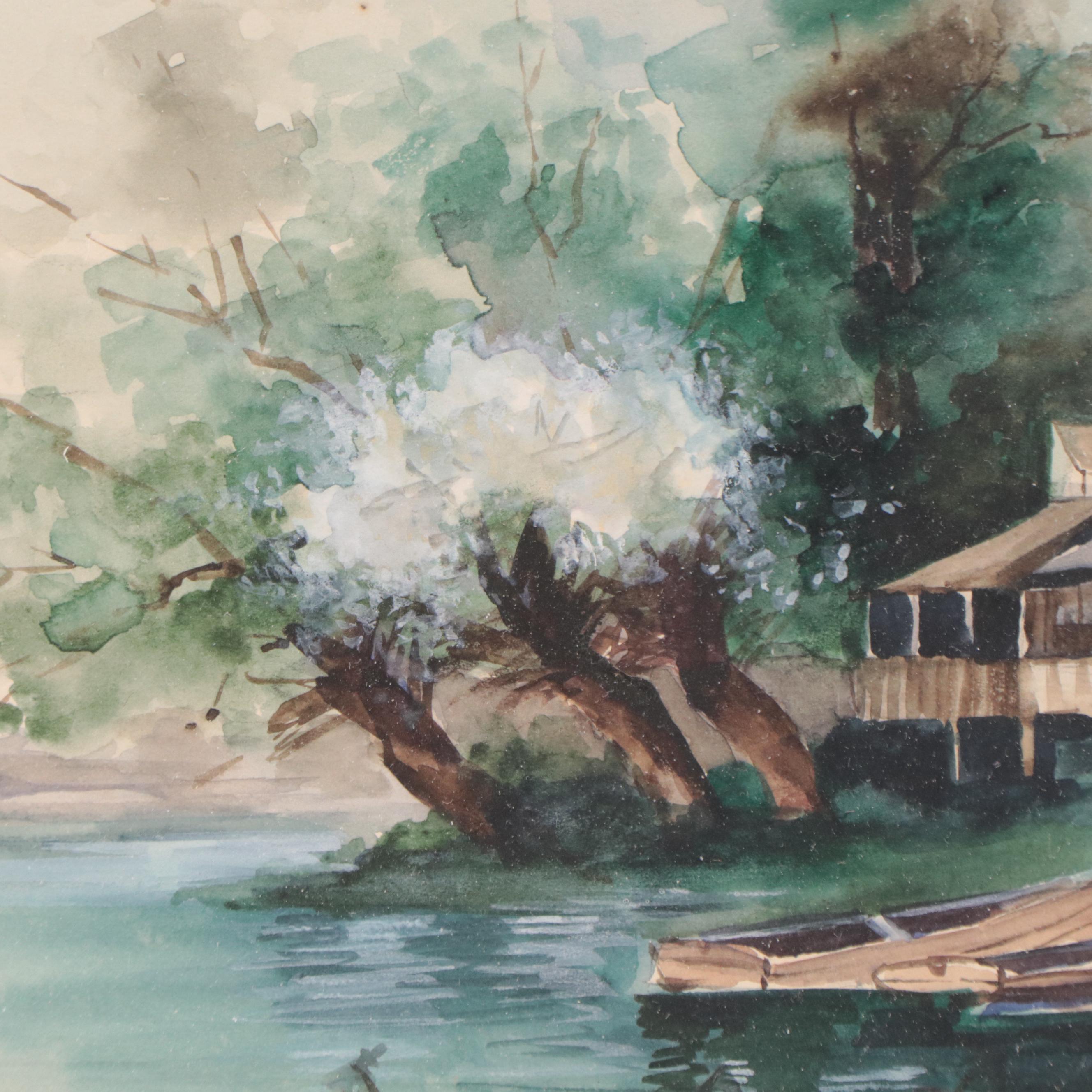 Landscape Watercolor Painting