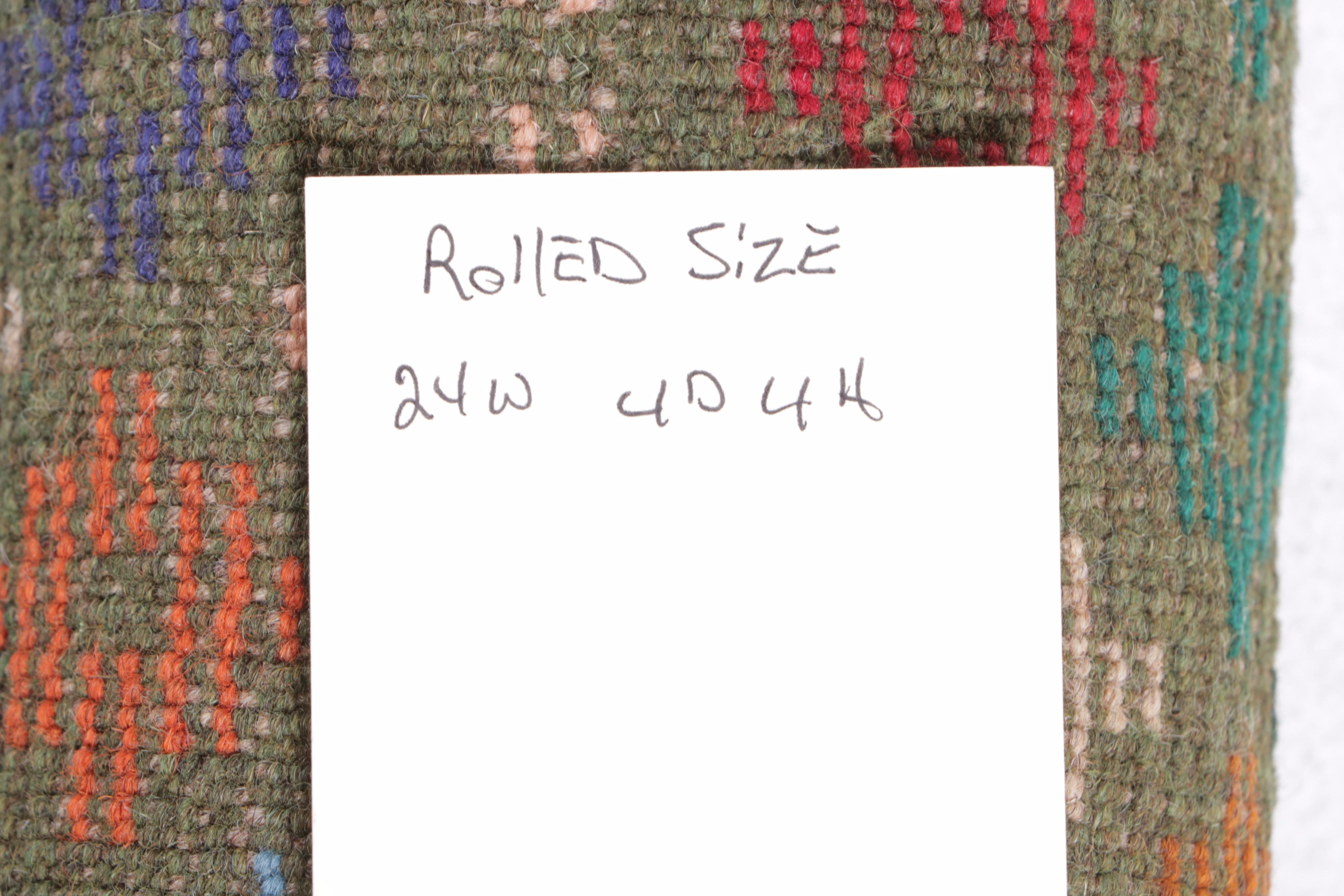 2' x 2'11 Hand-Knotted Persian Gabbeh Accent Rug