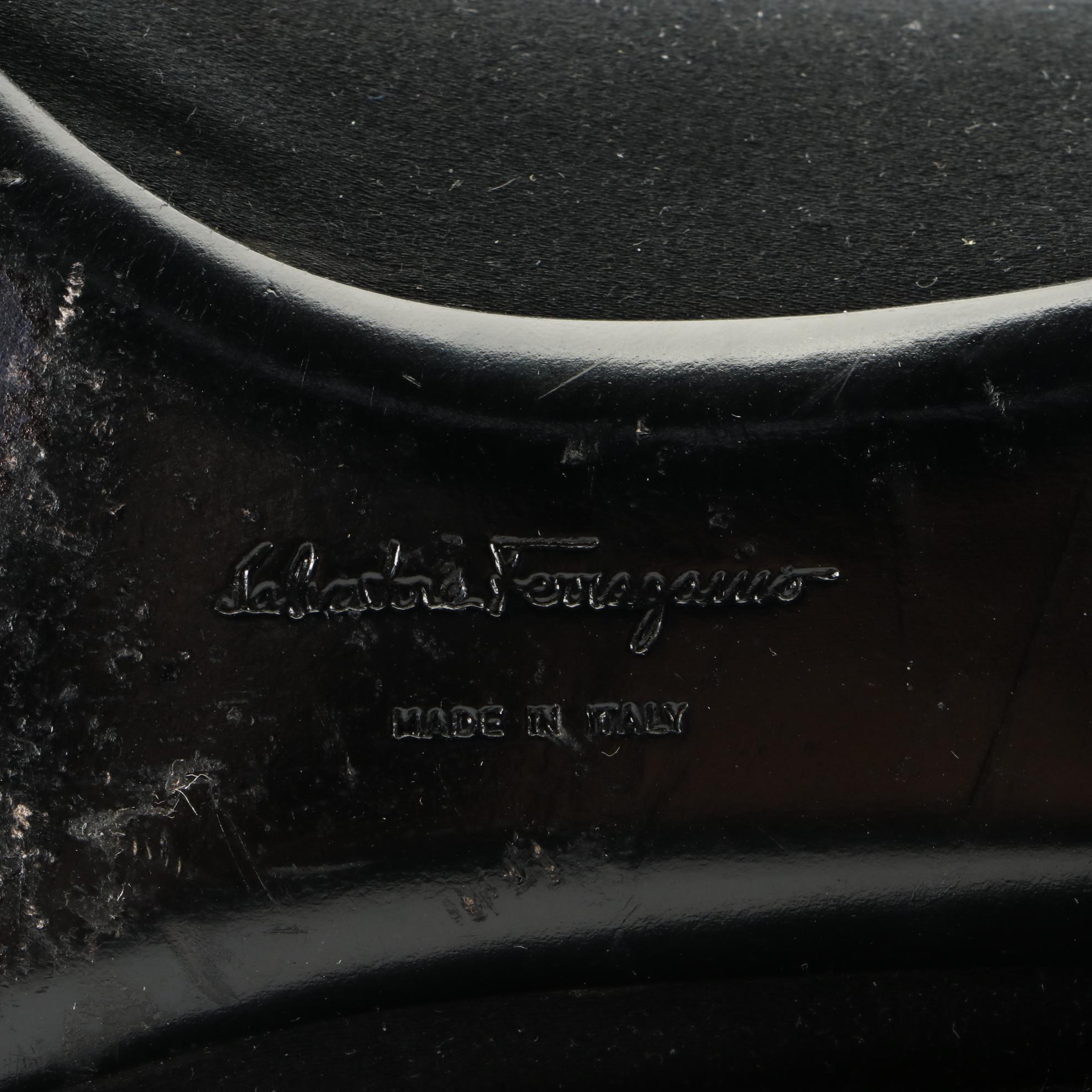 Salvatore Ferragamo Satin Rosette Pumps