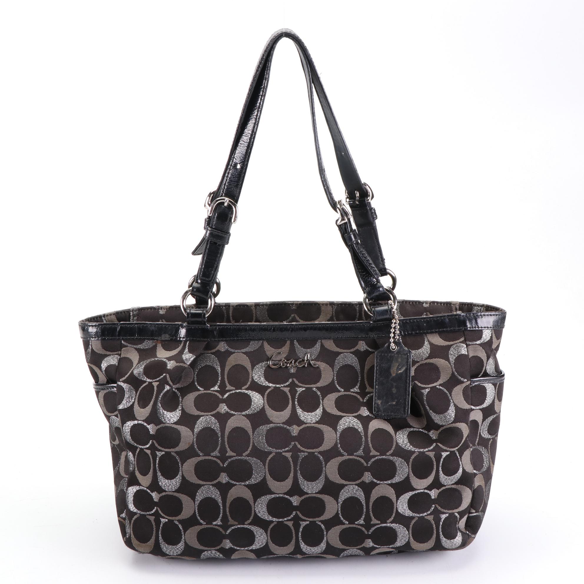 Coach Tote Bag, Shoulder Bag, and Zip Pouch in Signature Canvas