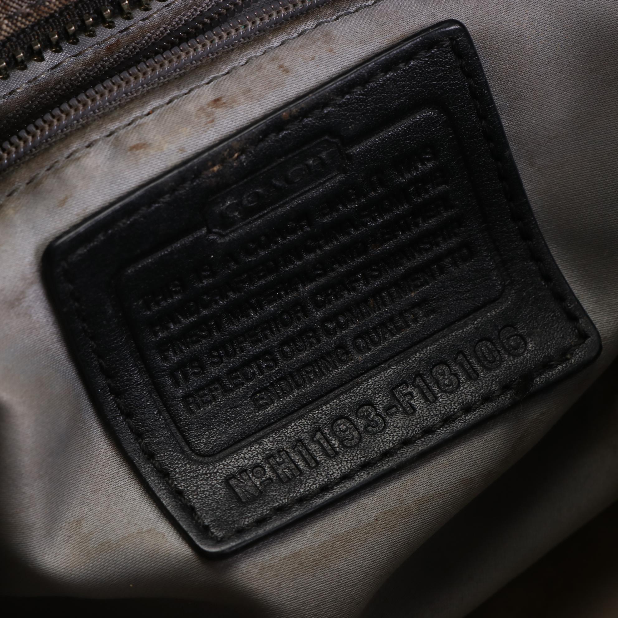 Coach Tote Bag, Shoulder Bag, and Zip Pouch in Signature Canvas