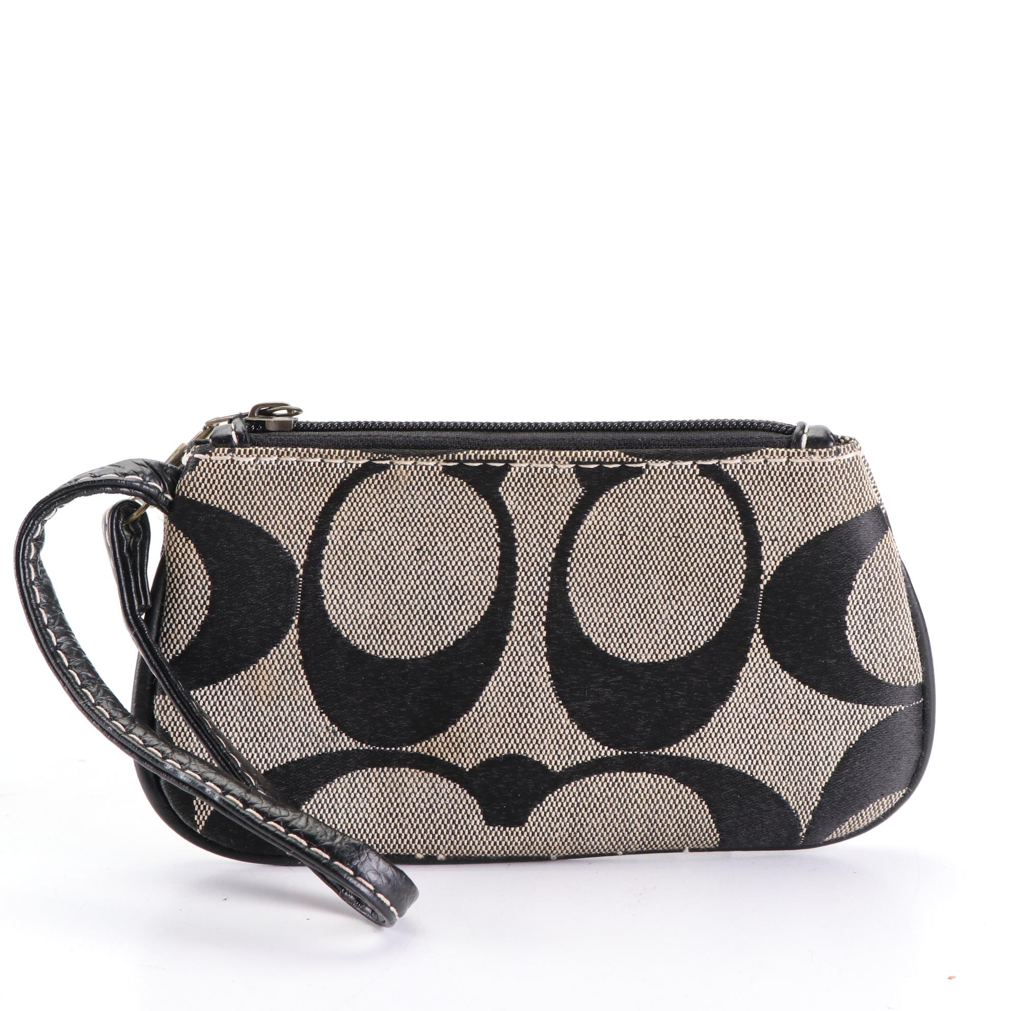 Coach Tote Bag, Shoulder Bag, and Zip Pouch in Signature Canvas