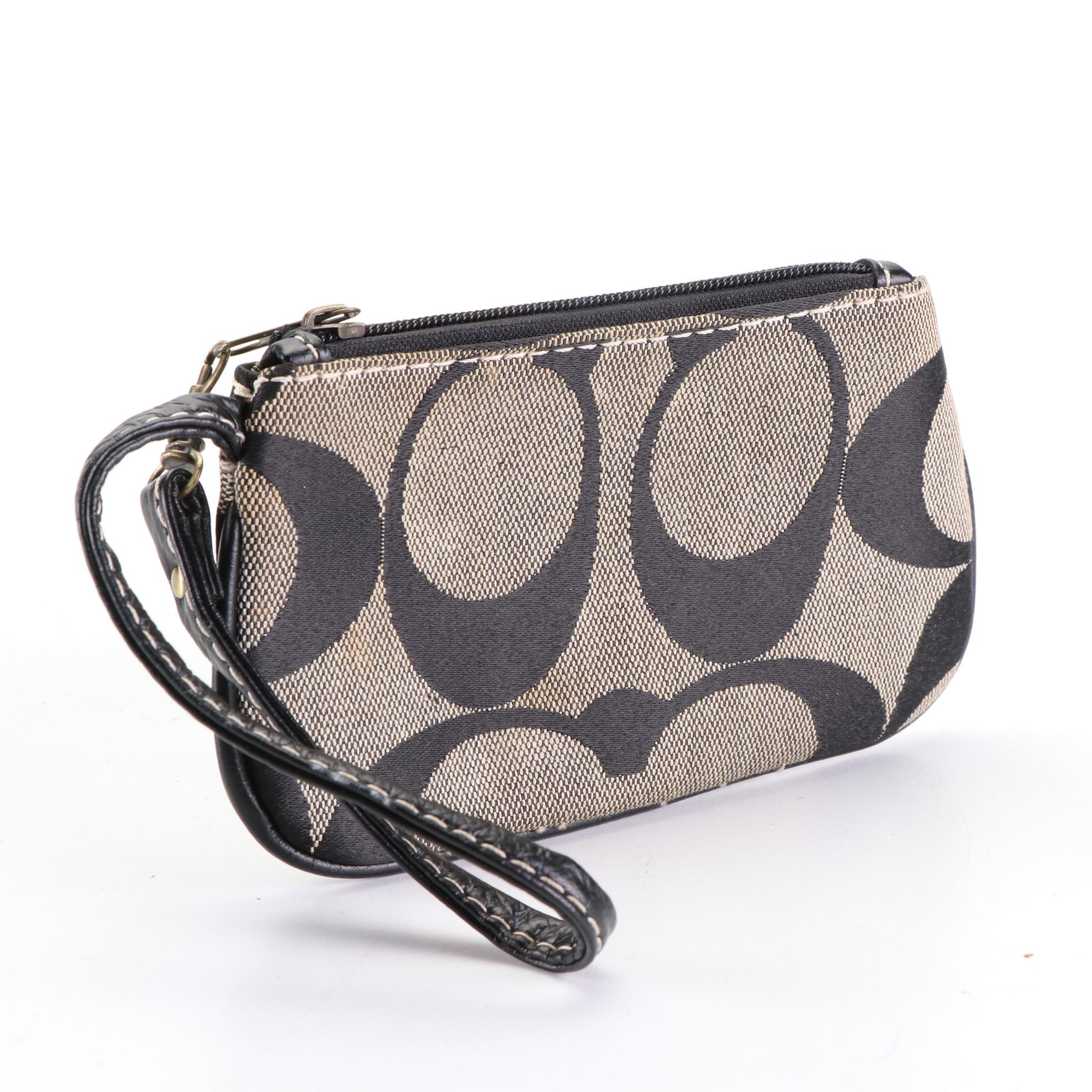 Coach Tote Bag, Shoulder Bag, and Zip Pouch in Signature Canvas