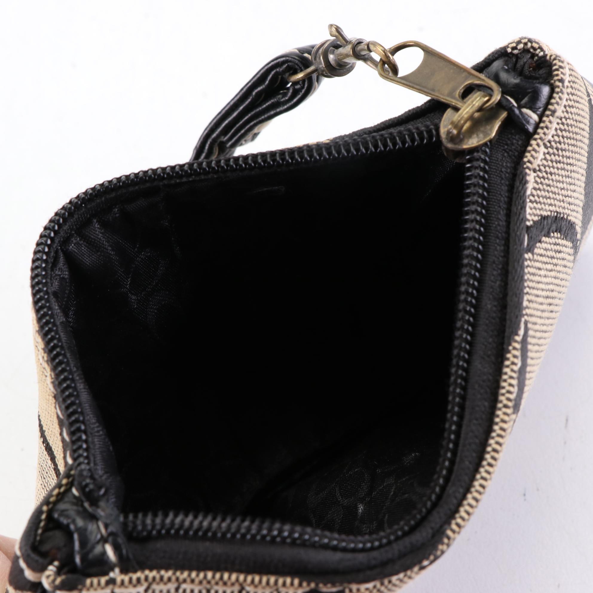 Coach Tote Bag, Shoulder Bag, and Zip Pouch in Signature Canvas