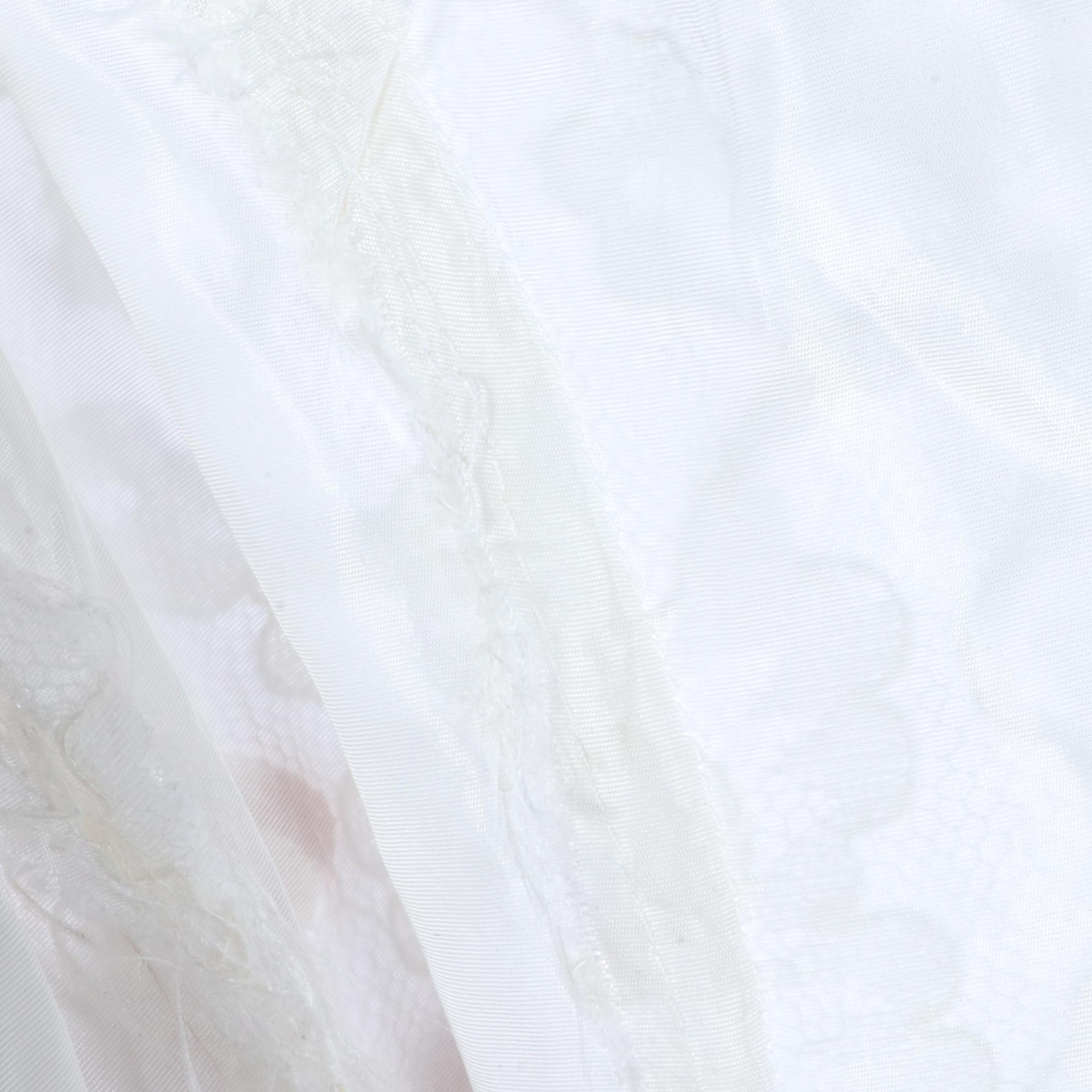 Lorrie Deb Debutante/Wedding Lace Dress with Sweep Train, circa 1970