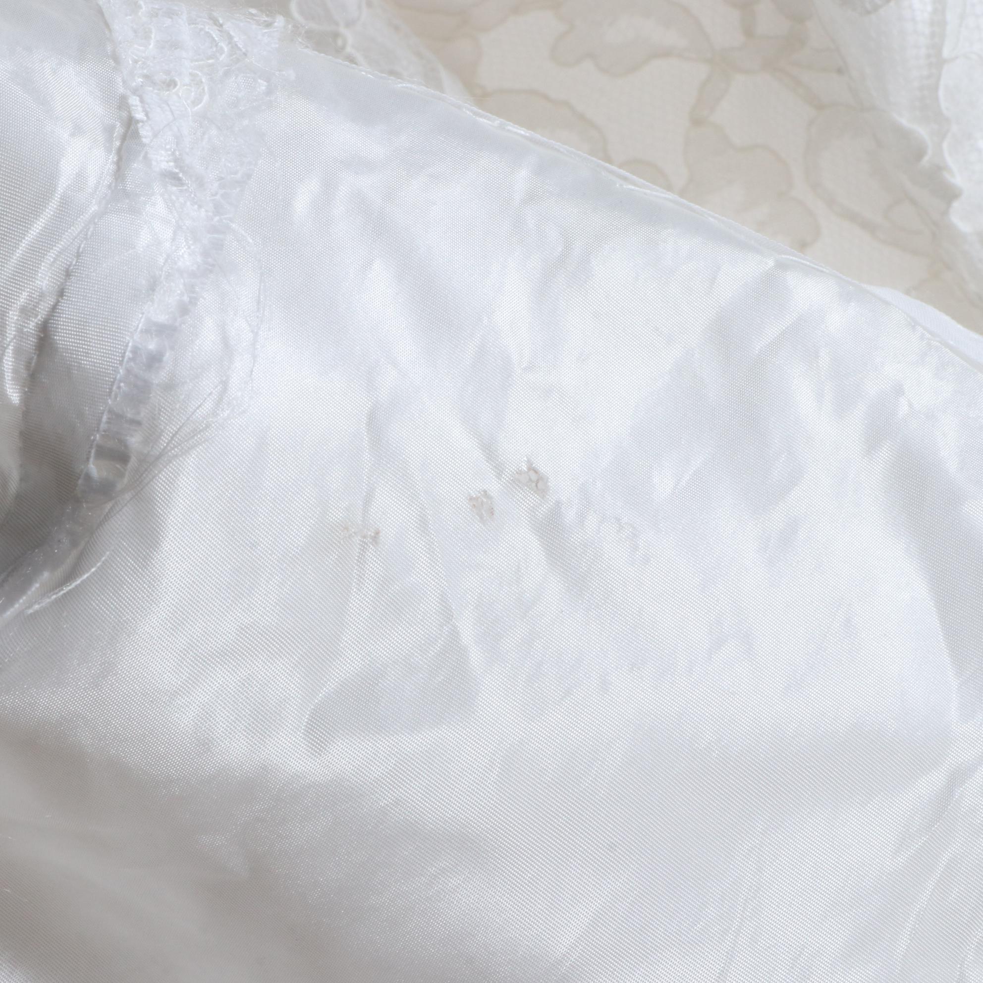 Lorrie Deb Debutante/Wedding Lace Dress with Sweep Train, circa 1970