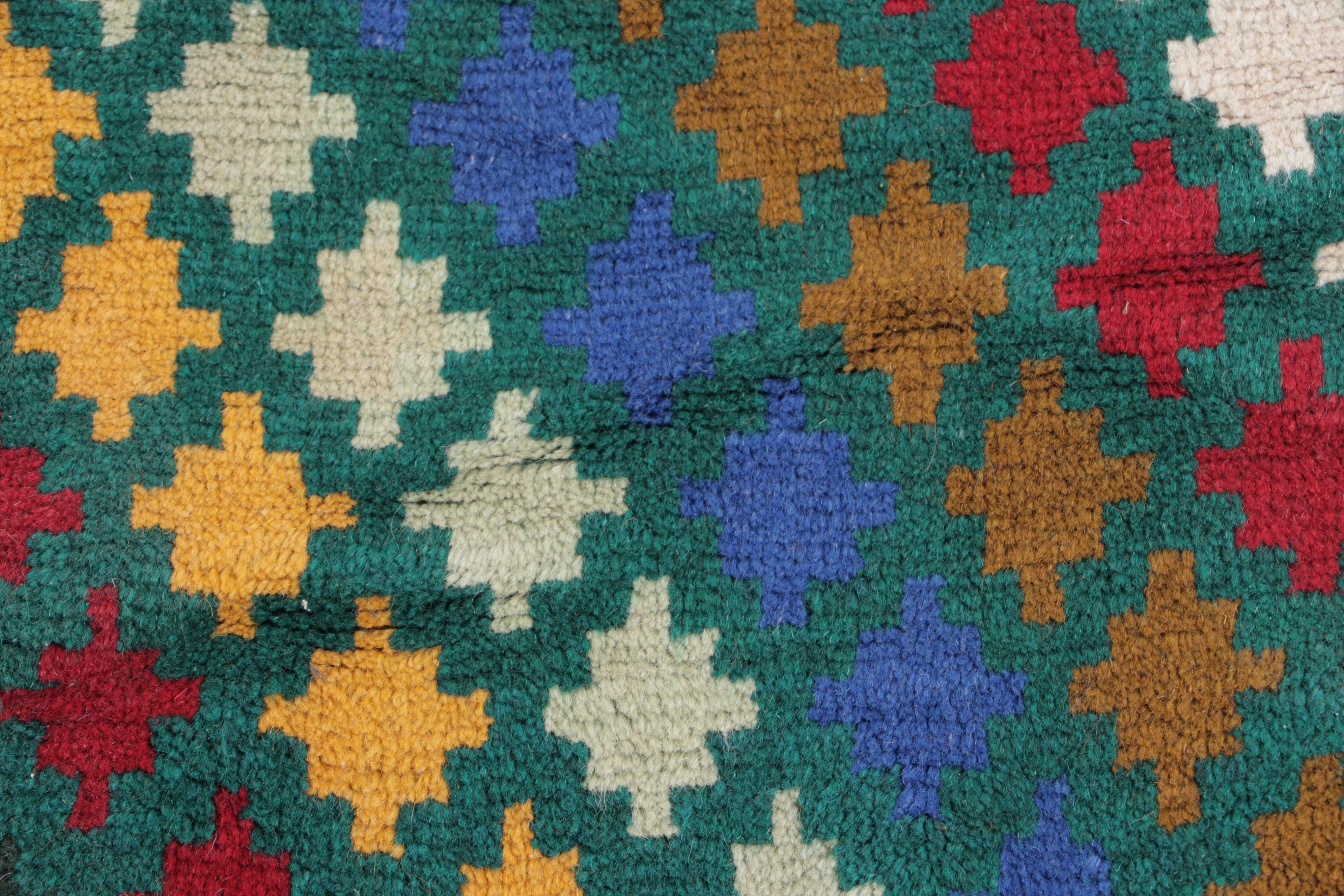 2'2 x 3'1 Hand-Knotted Persian Gabbeh Accent Rug