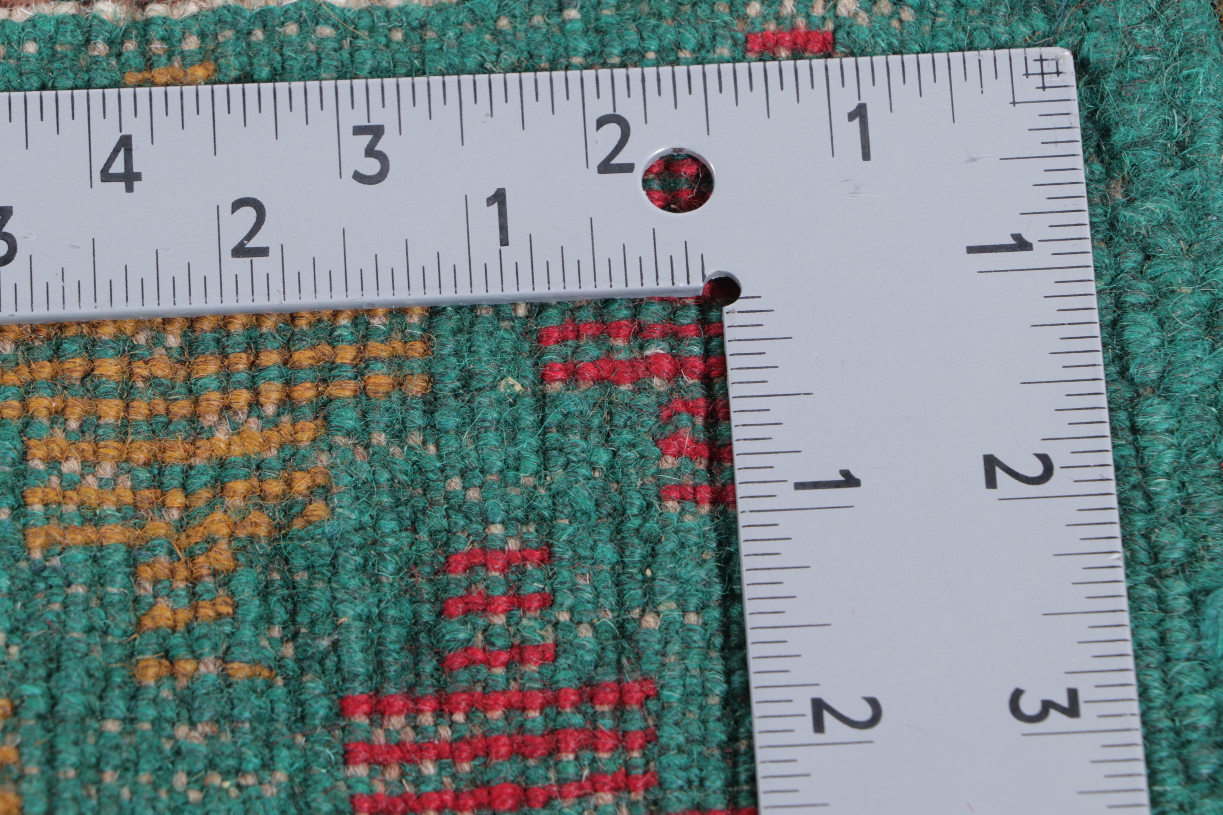 2'2 x 3'1 Hand-Knotted Persian Gabbeh Accent Rug