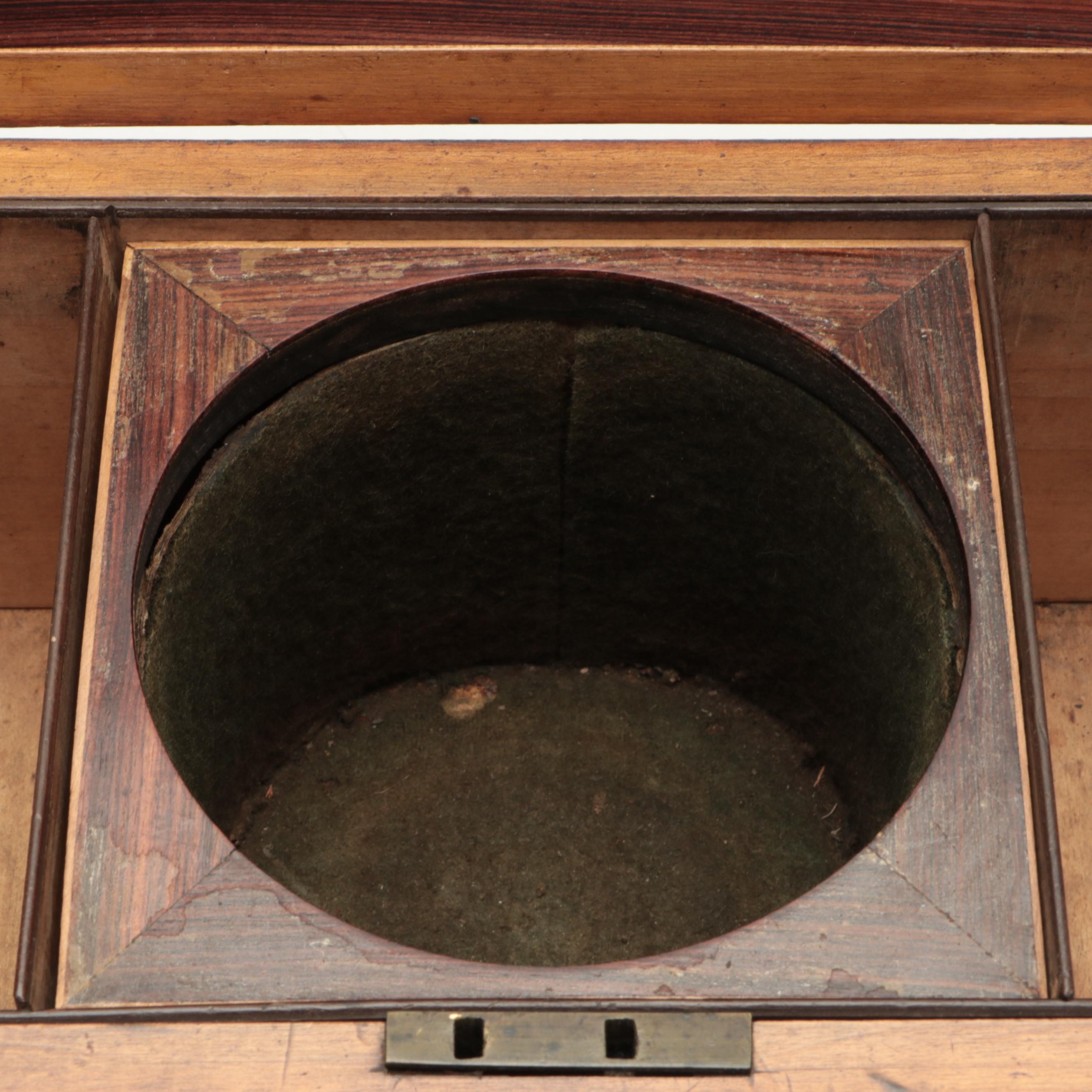 Victorian Rosewood Tea Caddy, Mid to Late 19th Century