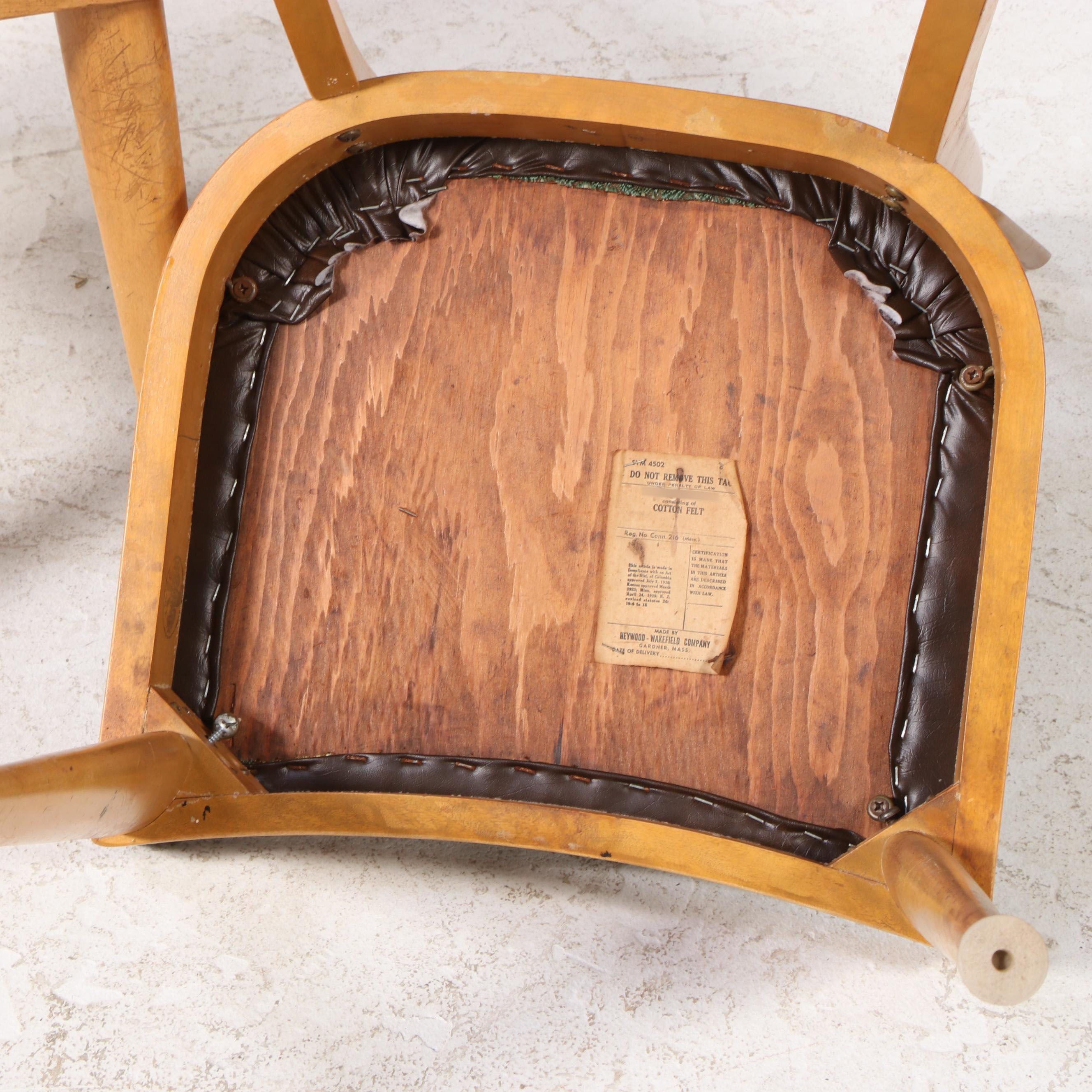 Nine-Piece Heywood-Wakefield Mid Century Modern Dining Set