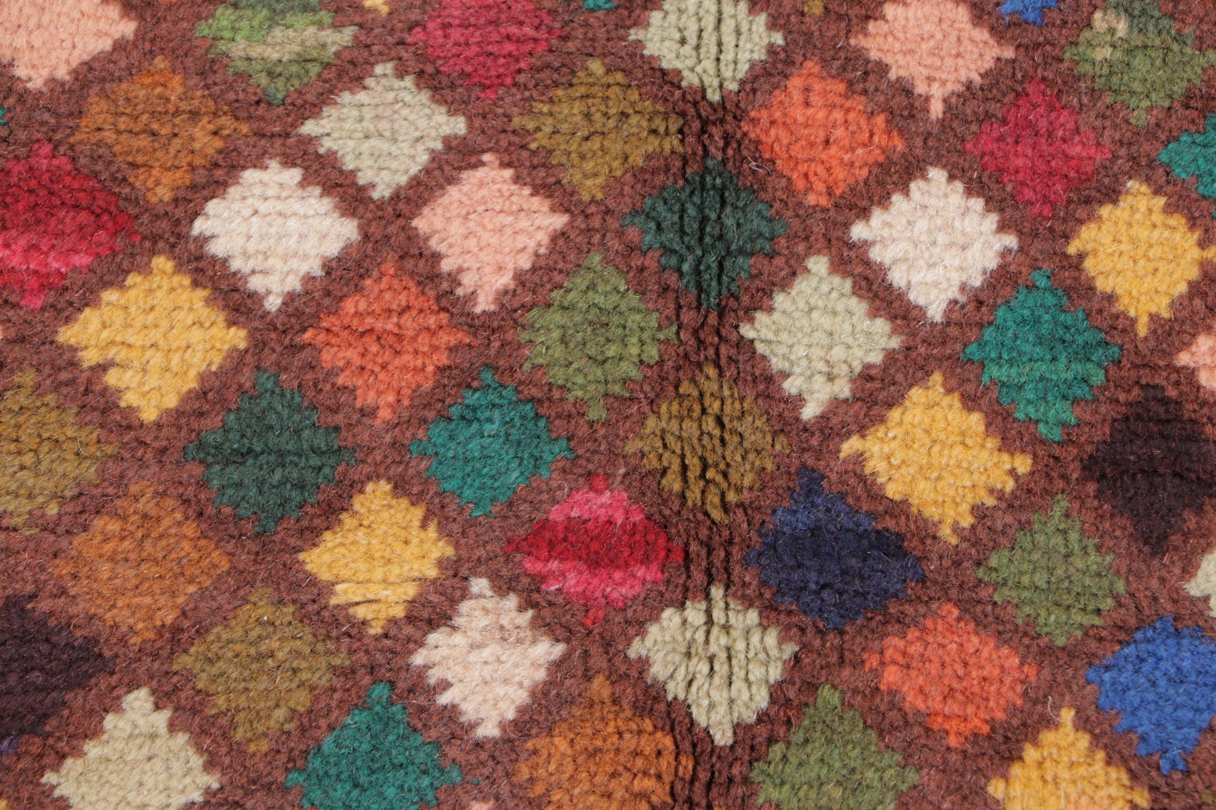 2'2 x 3'4 Hand-Knotted Persian Gabbeh Accent Rug