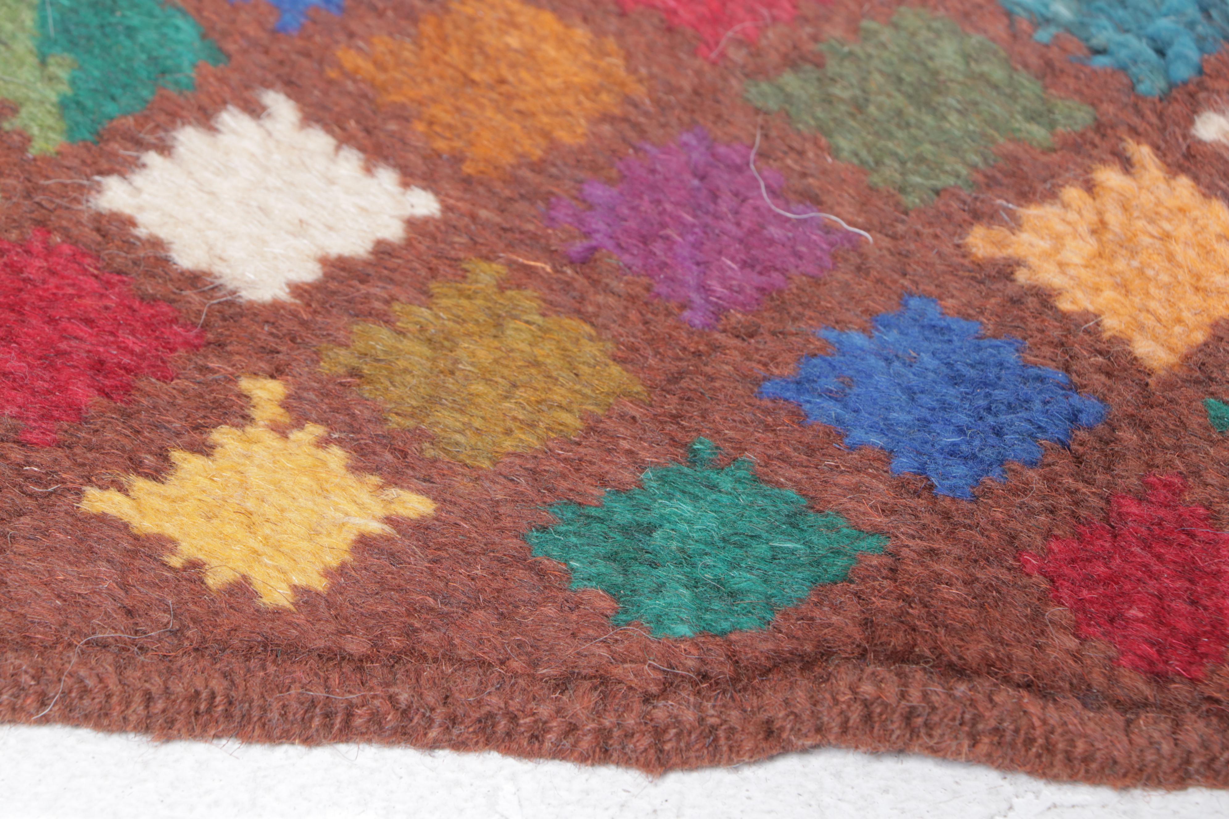 2'2 x 3'4 Hand-Knotted Persian Gabbeh Accent Rug