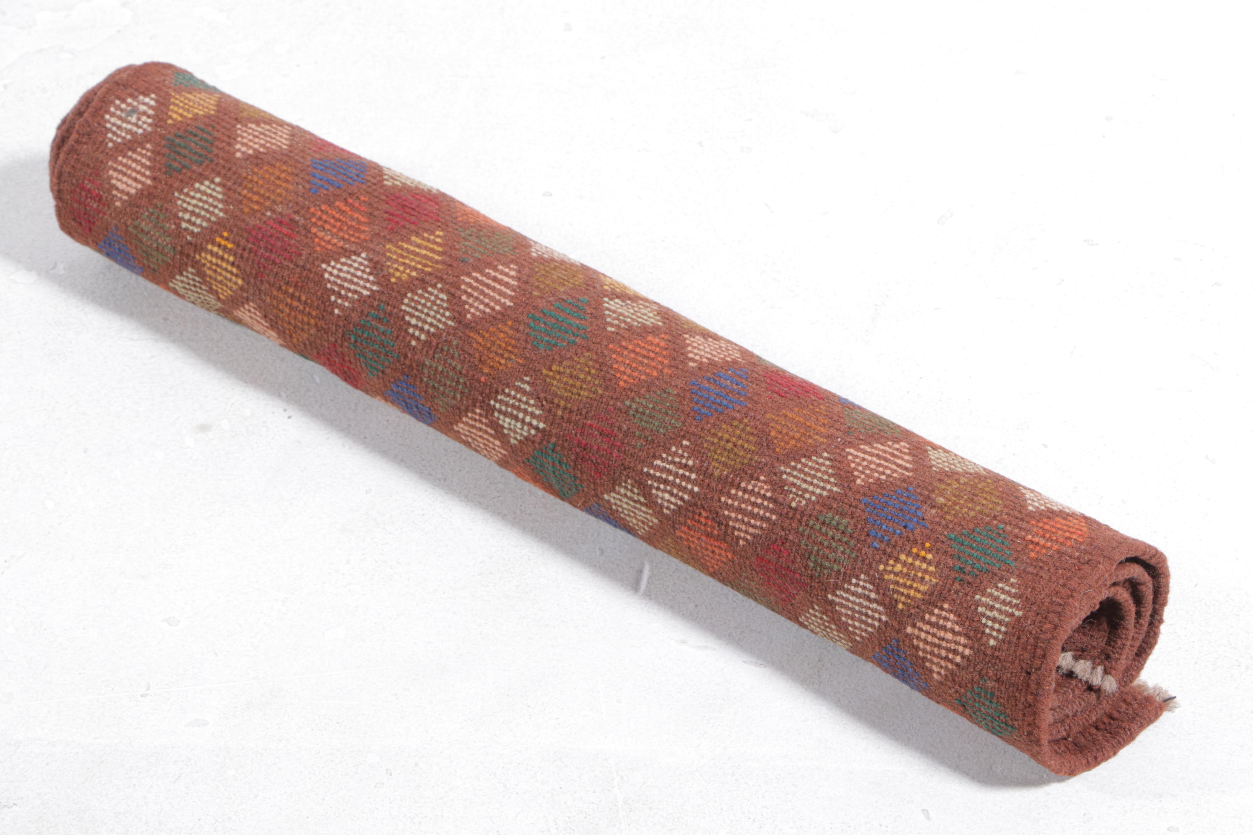 2'2 x 3'4 Hand-Knotted Persian Gabbeh Accent Rug