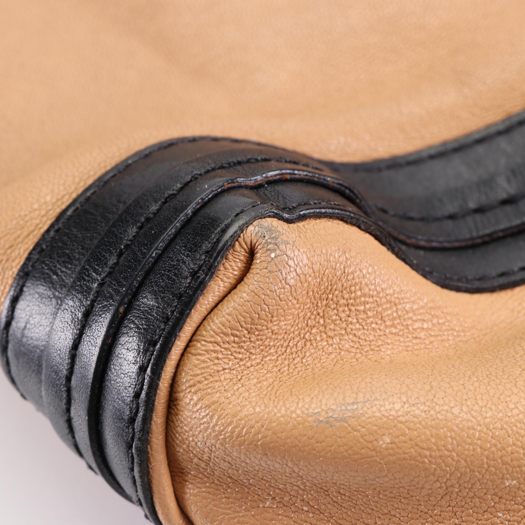 Chloé Alison Tote Bag in Bicolor Goatskin and Calfskin Leather