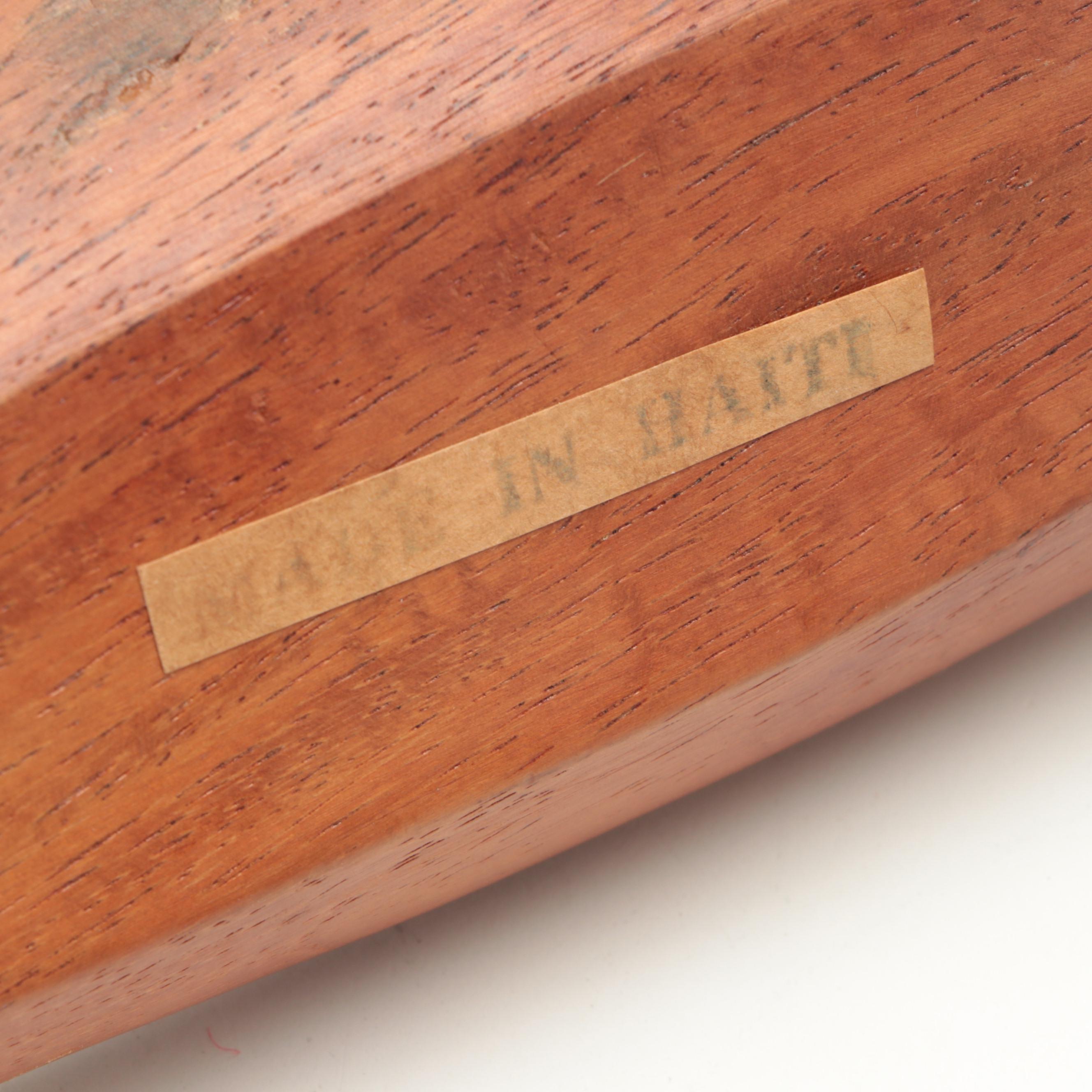 Kalmar Teak Wood Cheese Board with Other Wooden Serveware