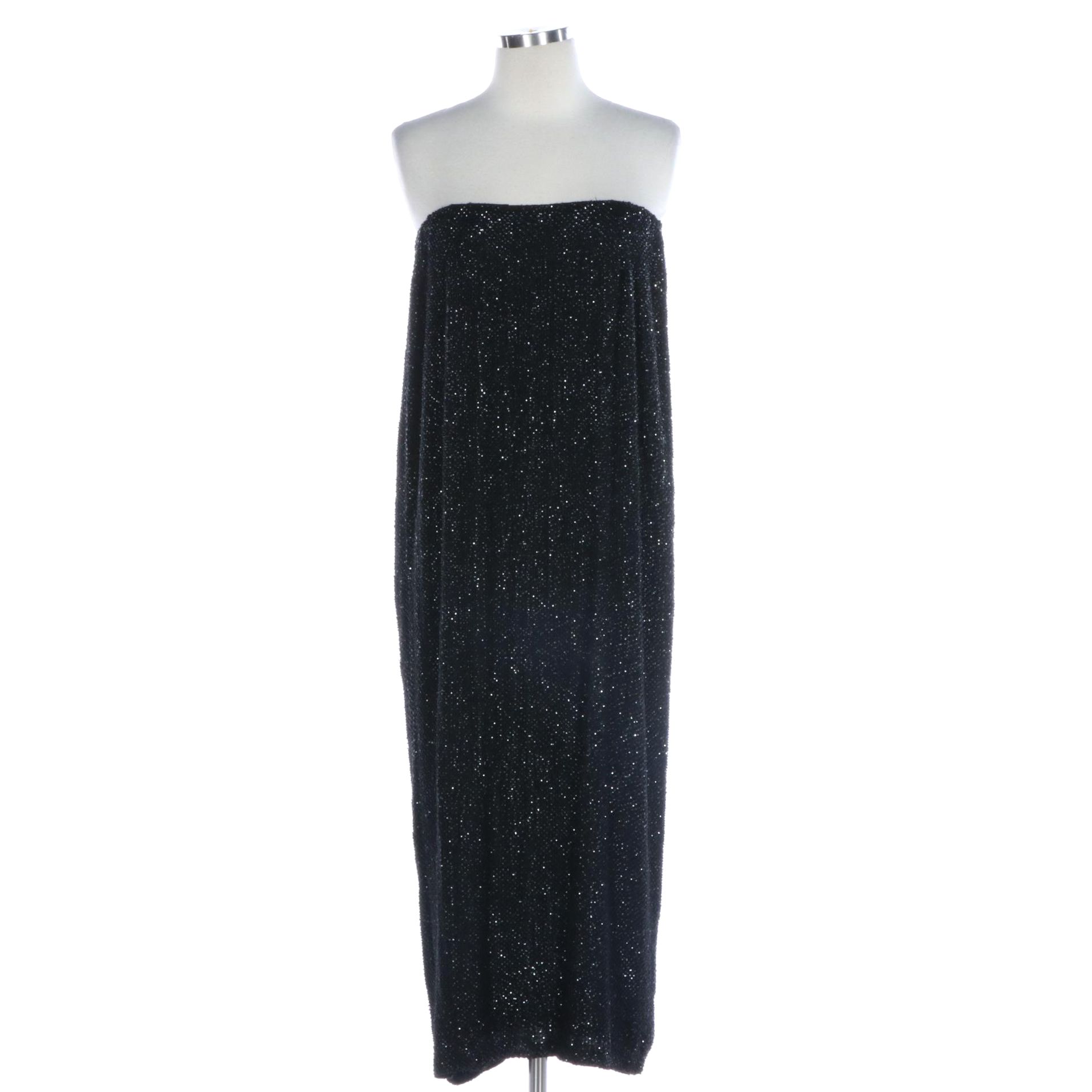 Peter Nygård Beaded Dress in Silk