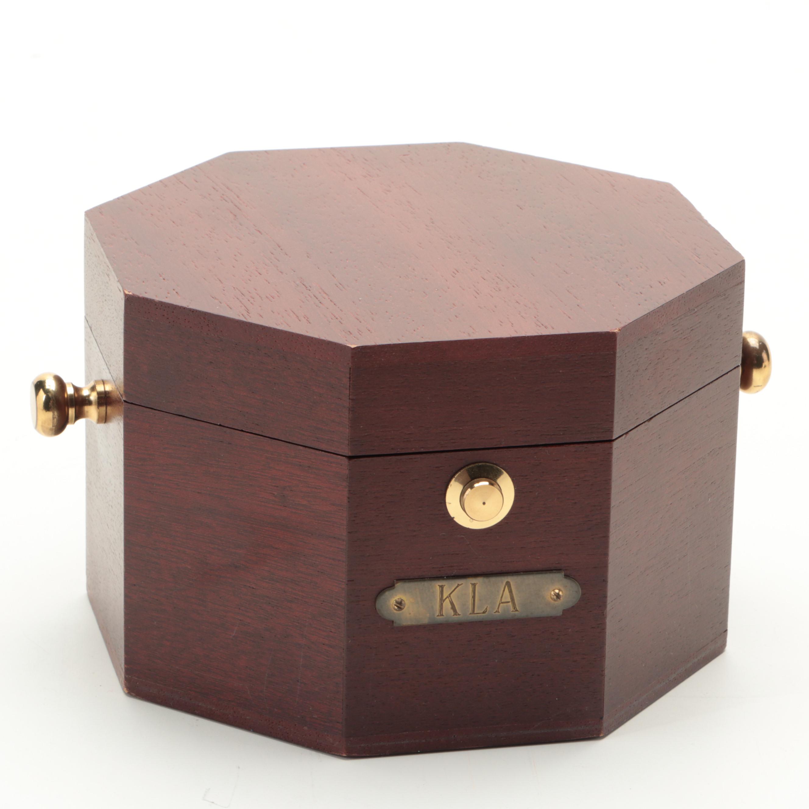 Bulova "Quartermaster" Suspended Gimbal Clock