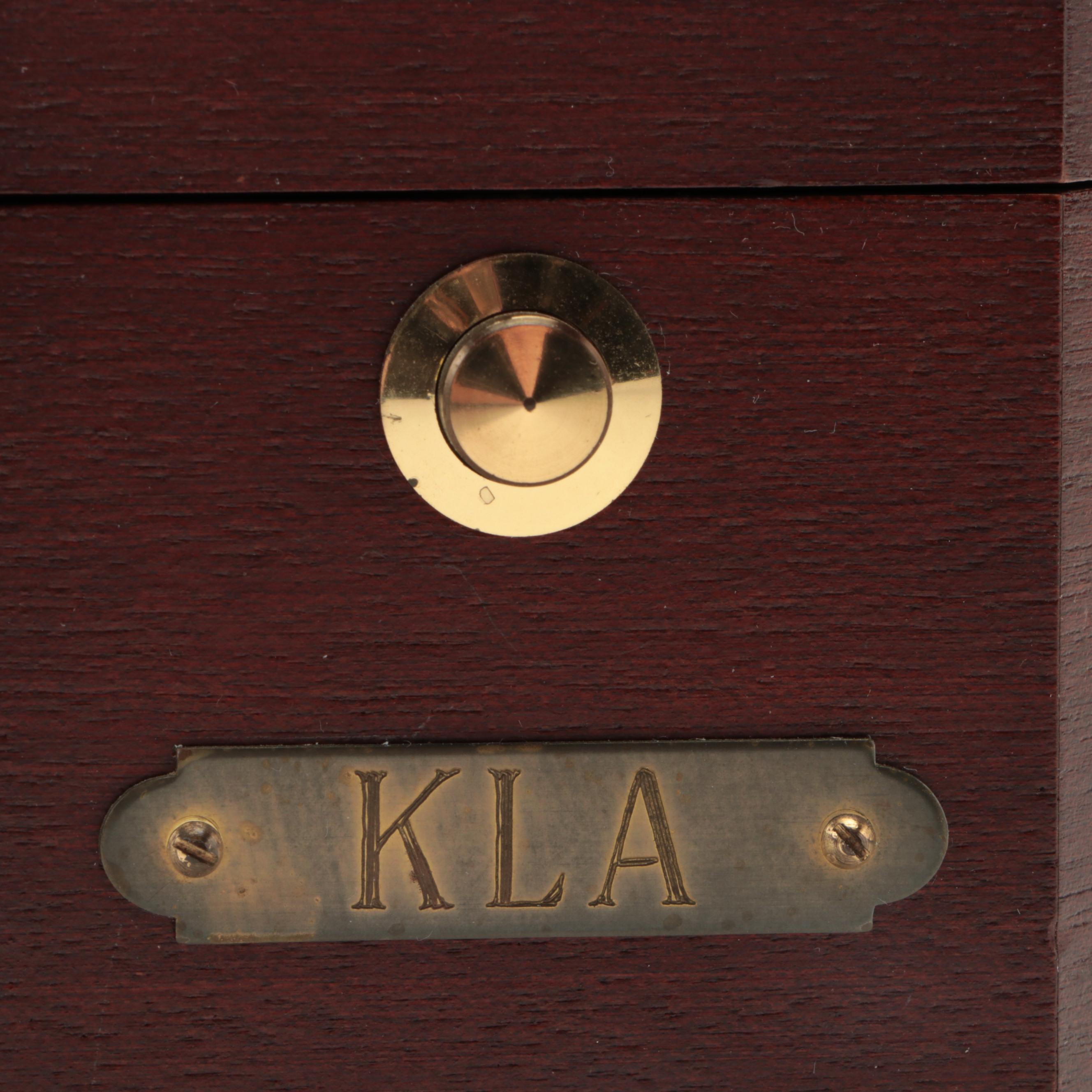 Bulova "Quartermaster" Suspended Gimbal Clock