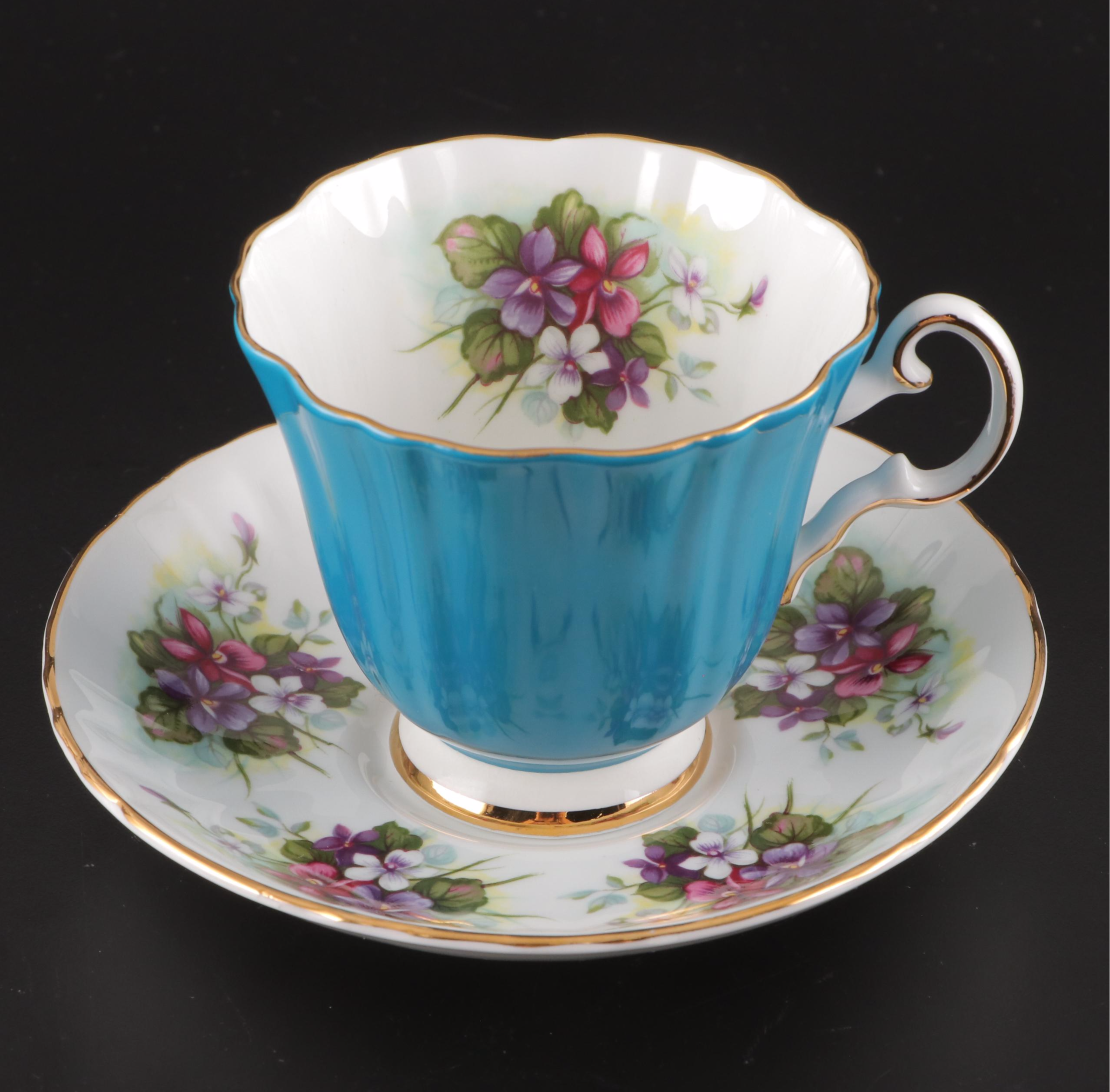 Royal Grafton and Other English Bone China Teacups
