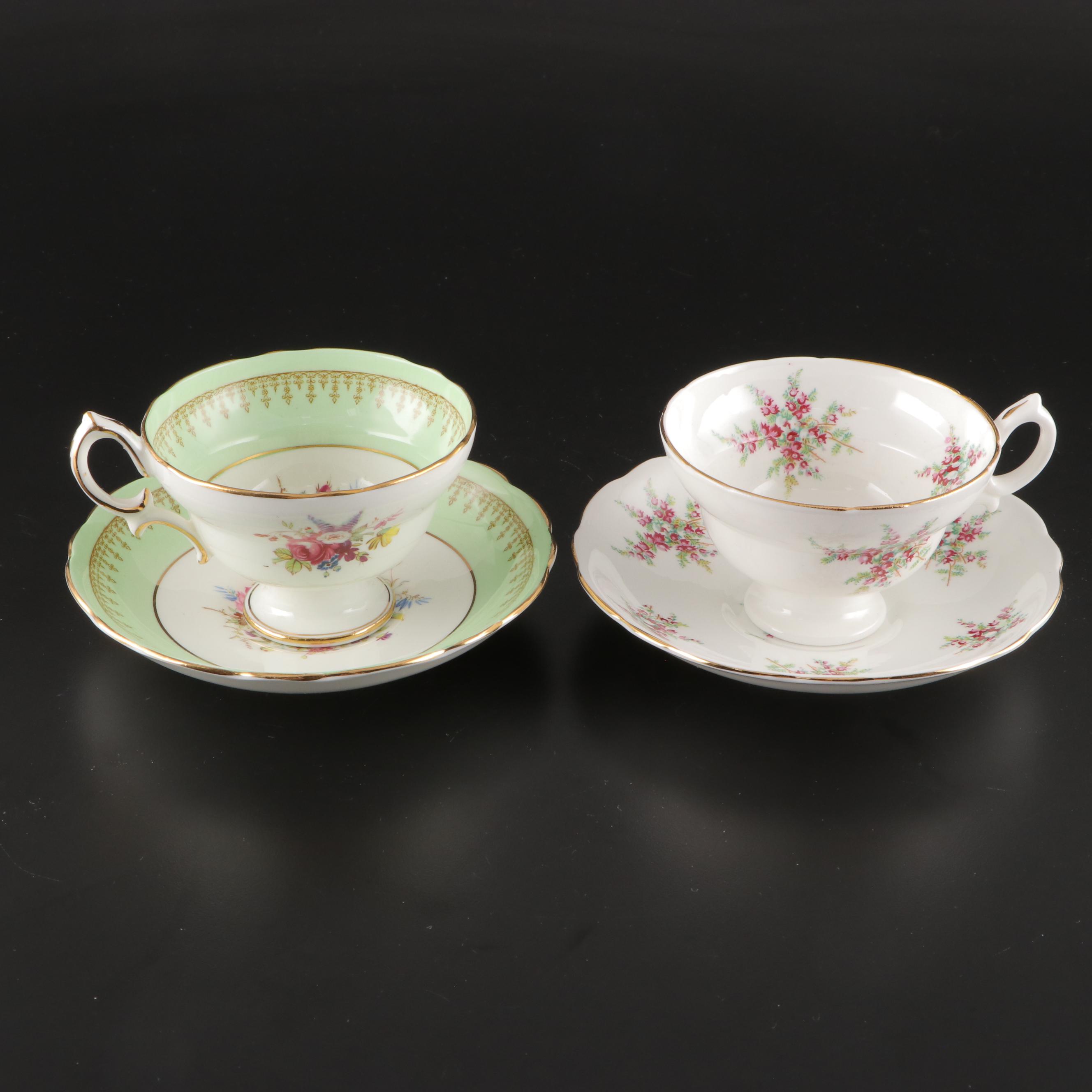 Royal Grafton and Other English Bone China Teacups