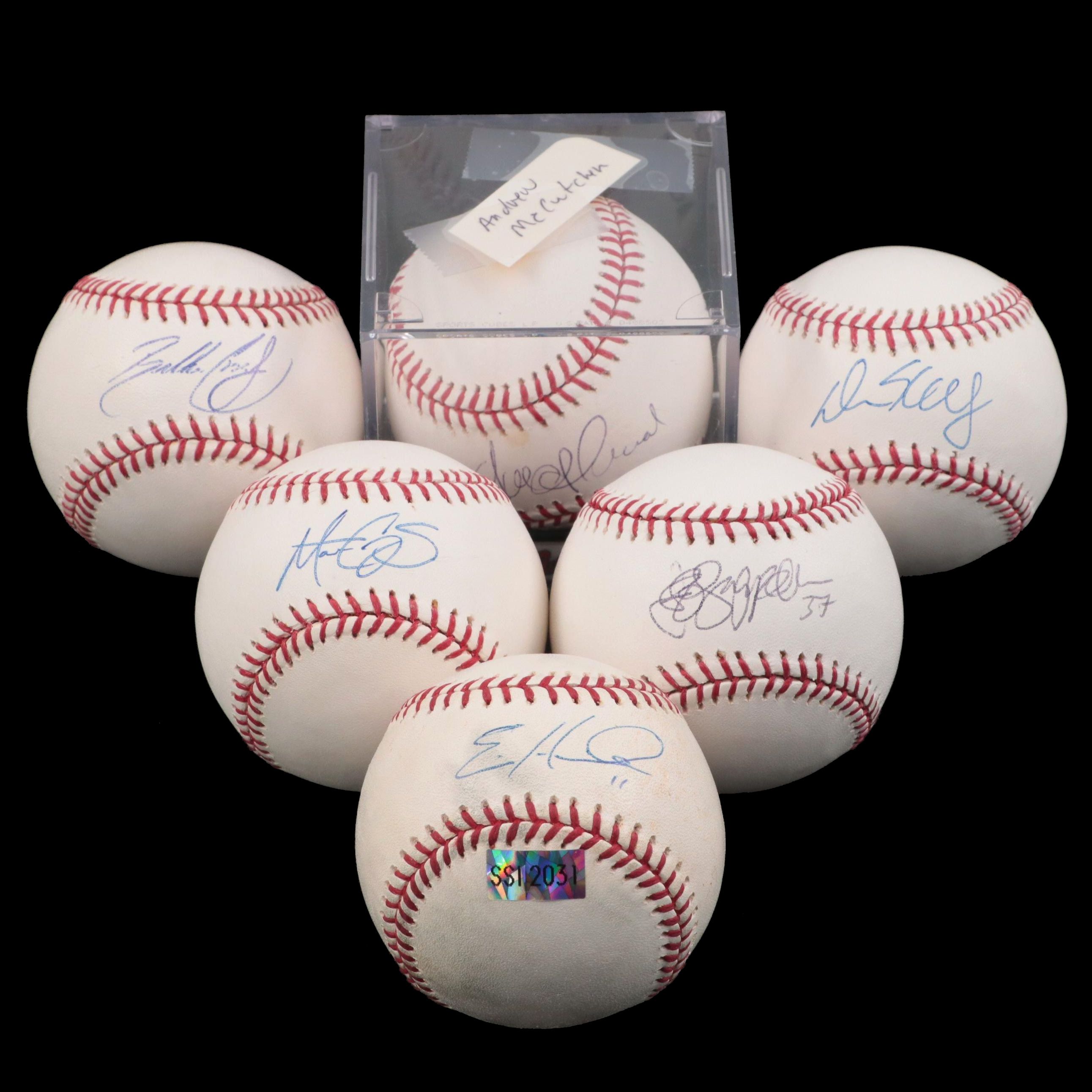 Pittsburgh Pirates McCutchen, Crosby, Suppan, Capps and More Signed Baseballs