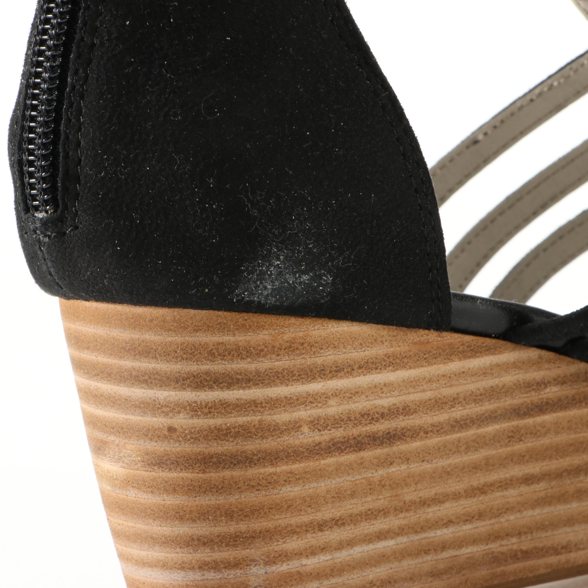 BCBG Max Azria Ma-Noreen Strap Wedge and Hinge Gladiator Strap Wedge