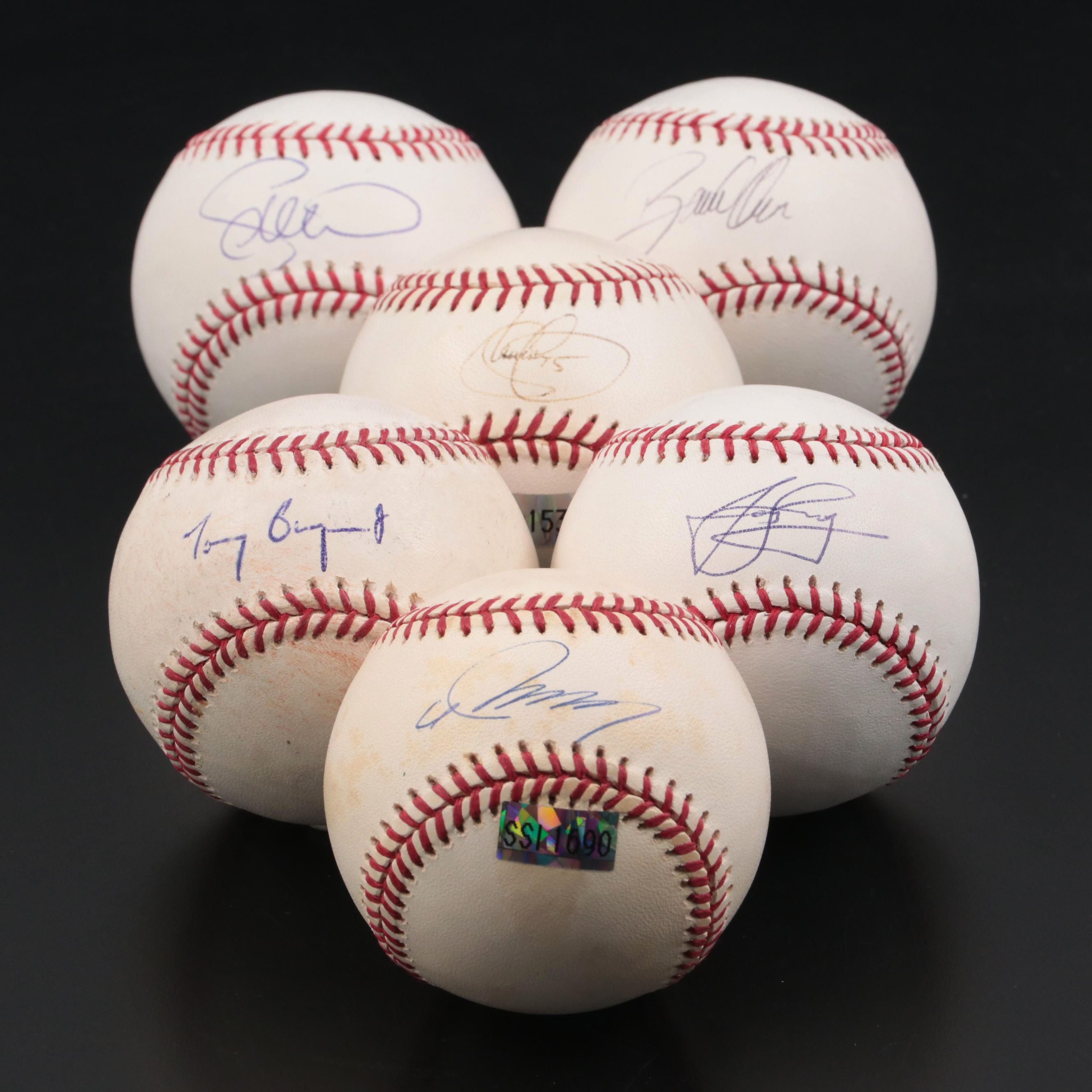 L.A. Dodgers Abreau, Hillenbrand, Green, Nomo and More Signed Rawlings Baseballs