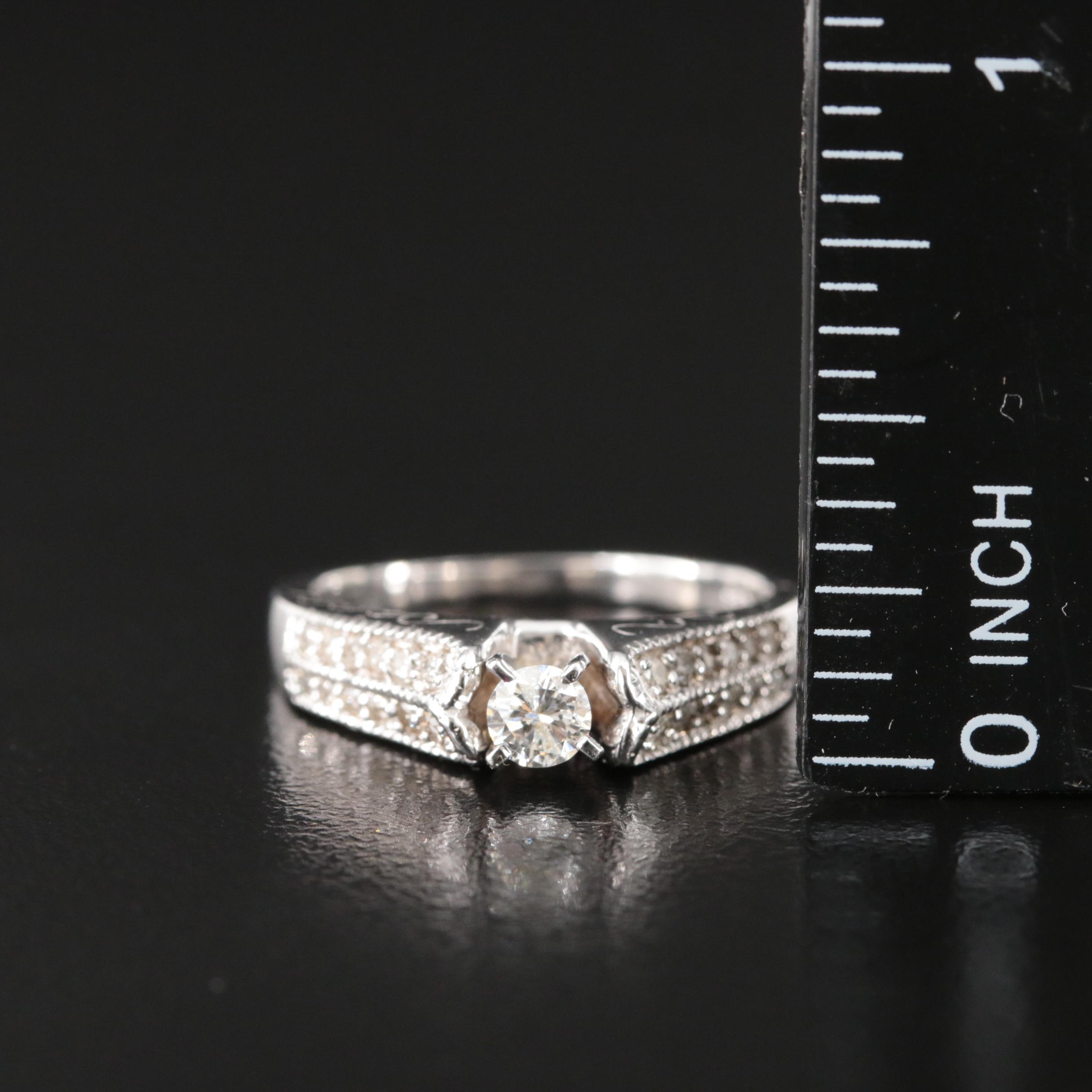 14K 0.43 CTW Diamond Ring
