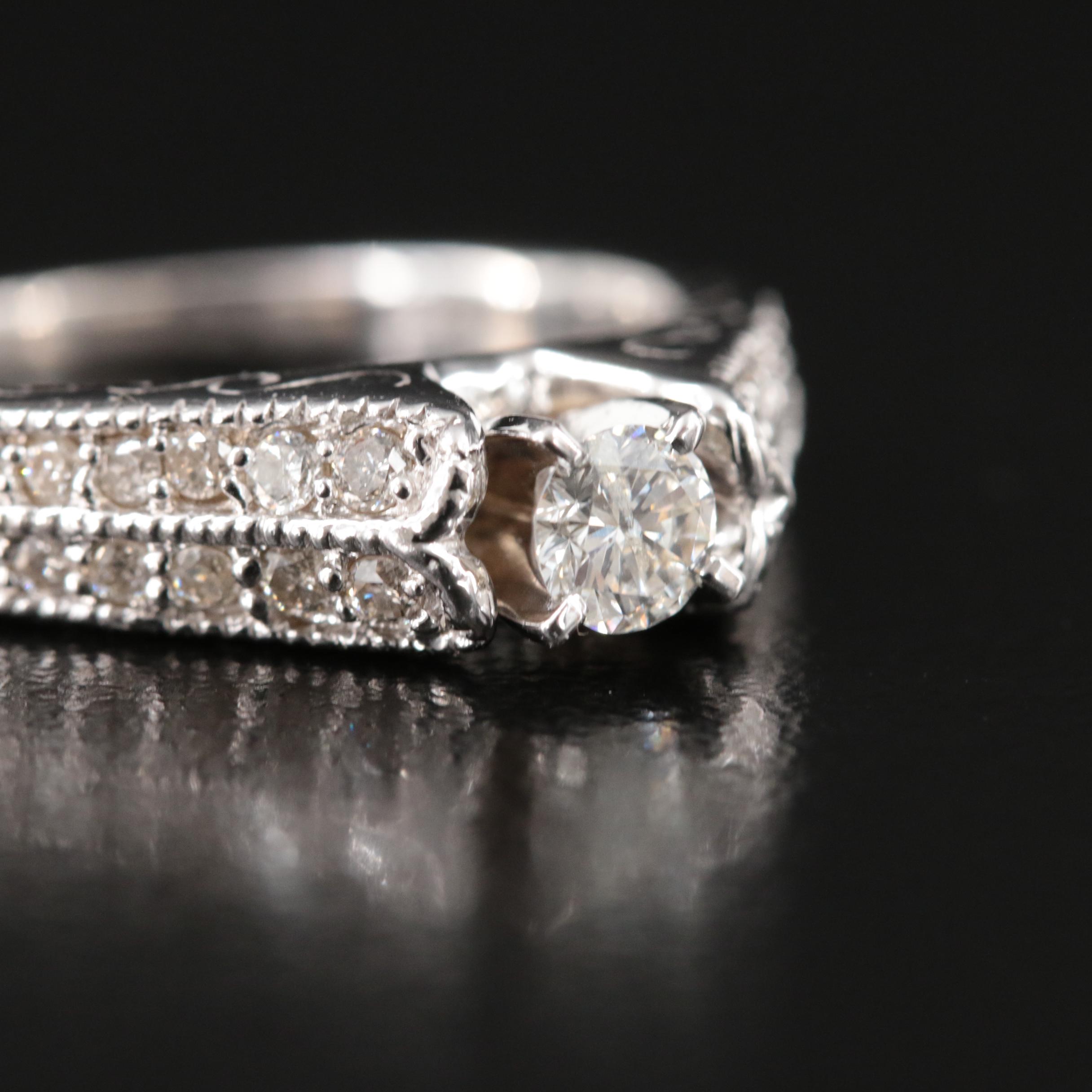 14K 0.43 CTW Diamond Ring