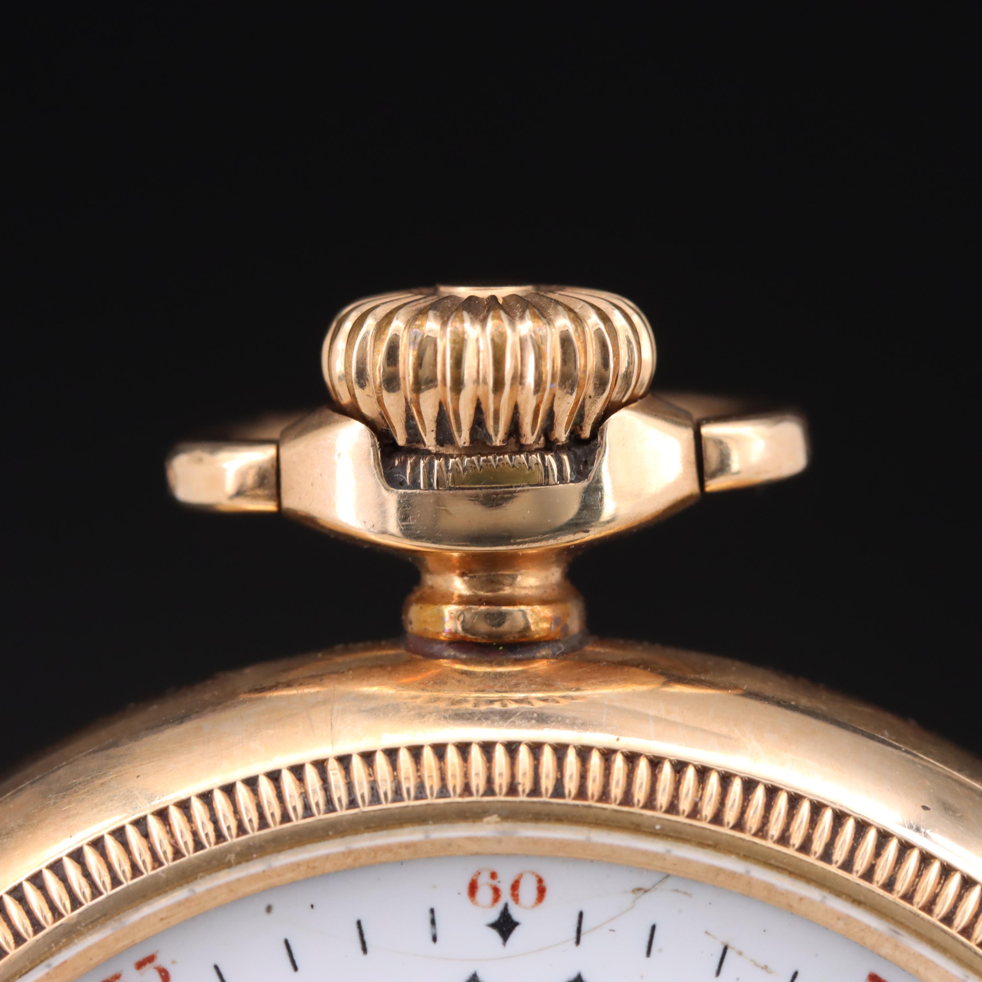 1897 Illinois Railroad Grade Swing-Out Case Pocket Watch