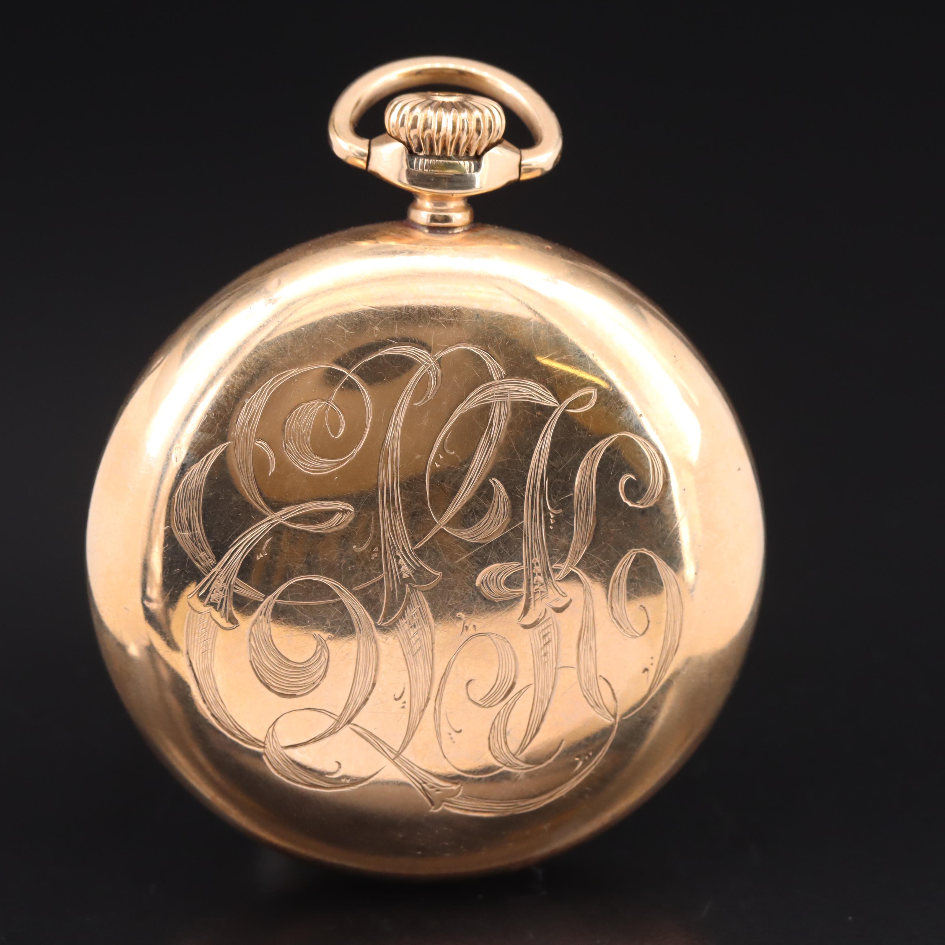 1897 Illinois Railroad Grade Swing-Out Case Pocket Watch