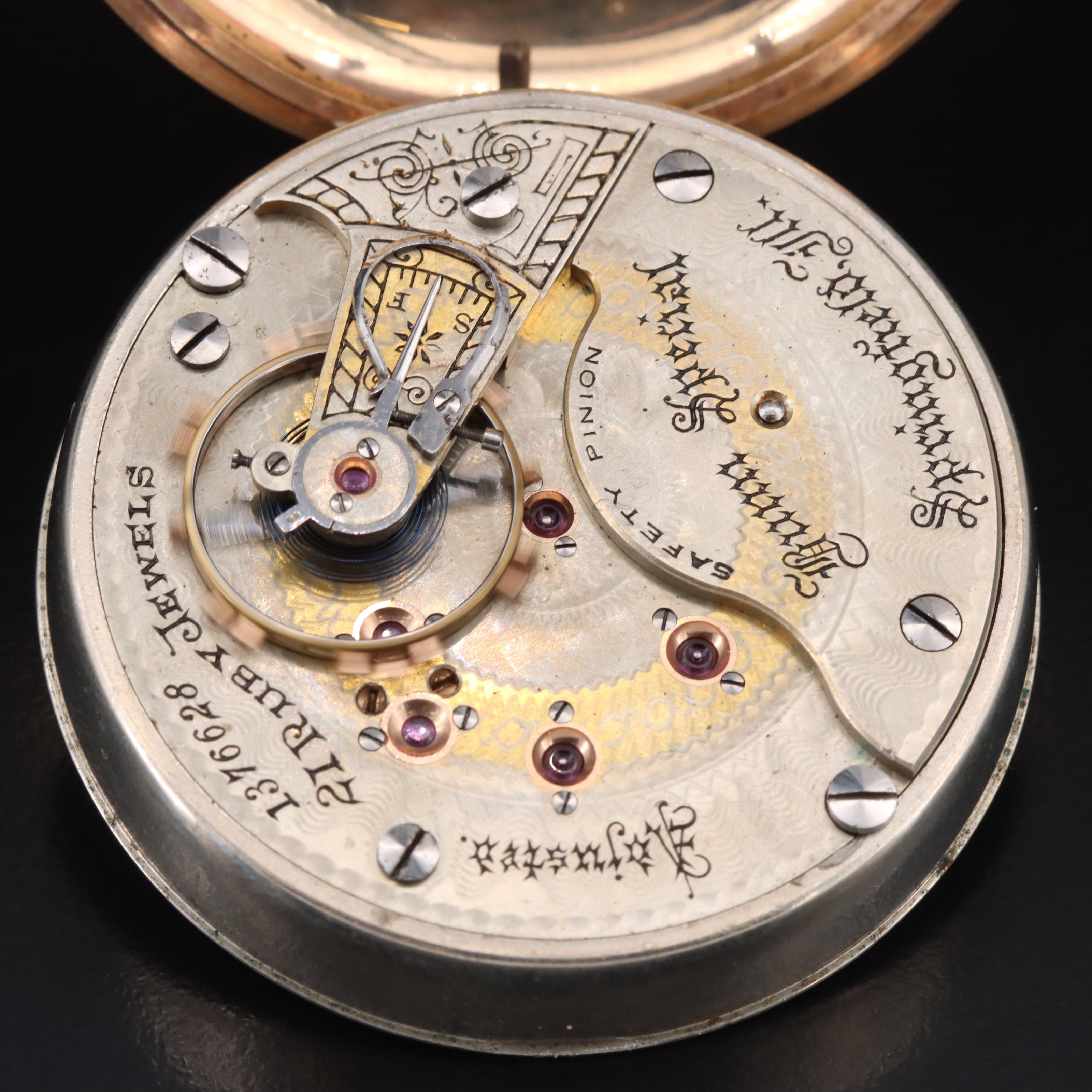 1897 Illinois Railroad Grade Swing-Out Case Pocket Watch