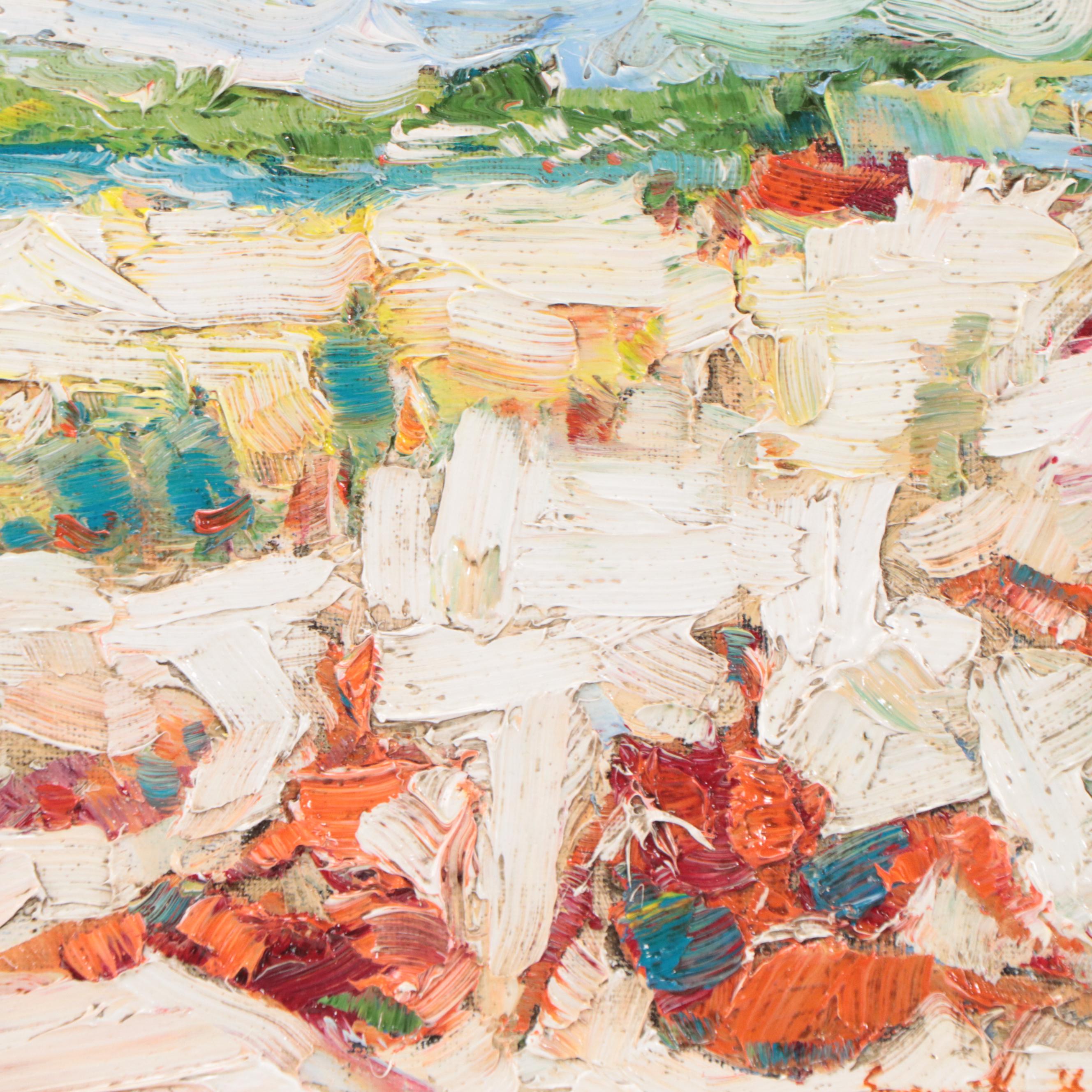 Serguei Novitchkov Oil Painting "Beach Season"